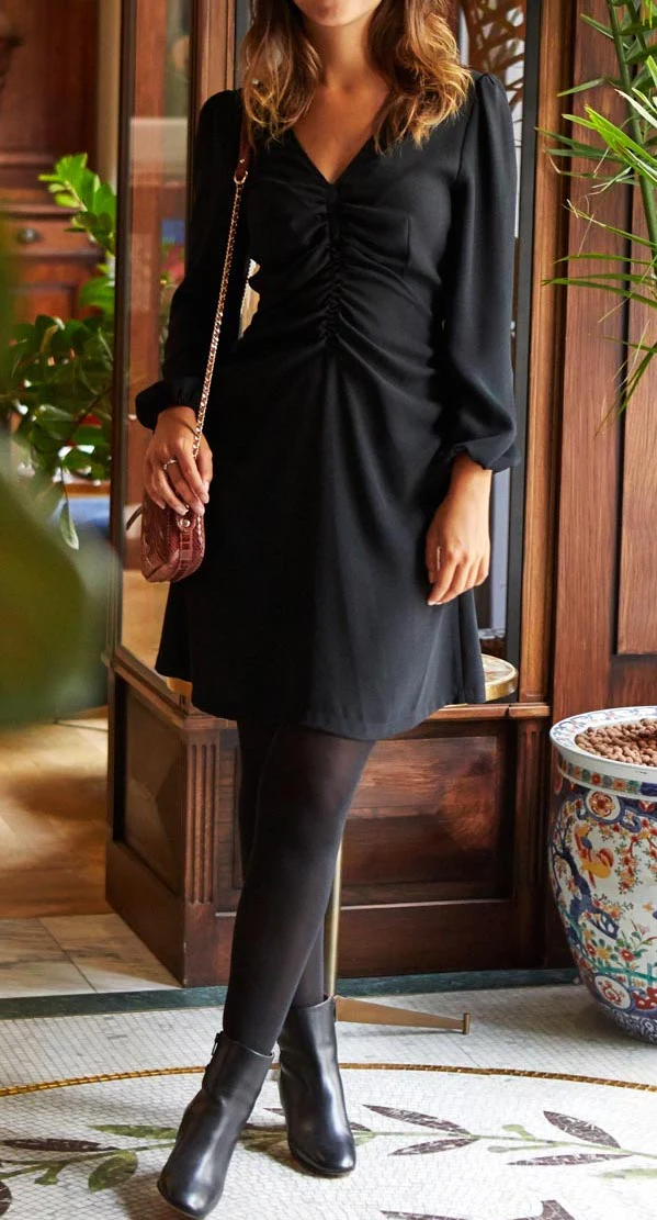 Robe courte bordeaux - S - Image 6