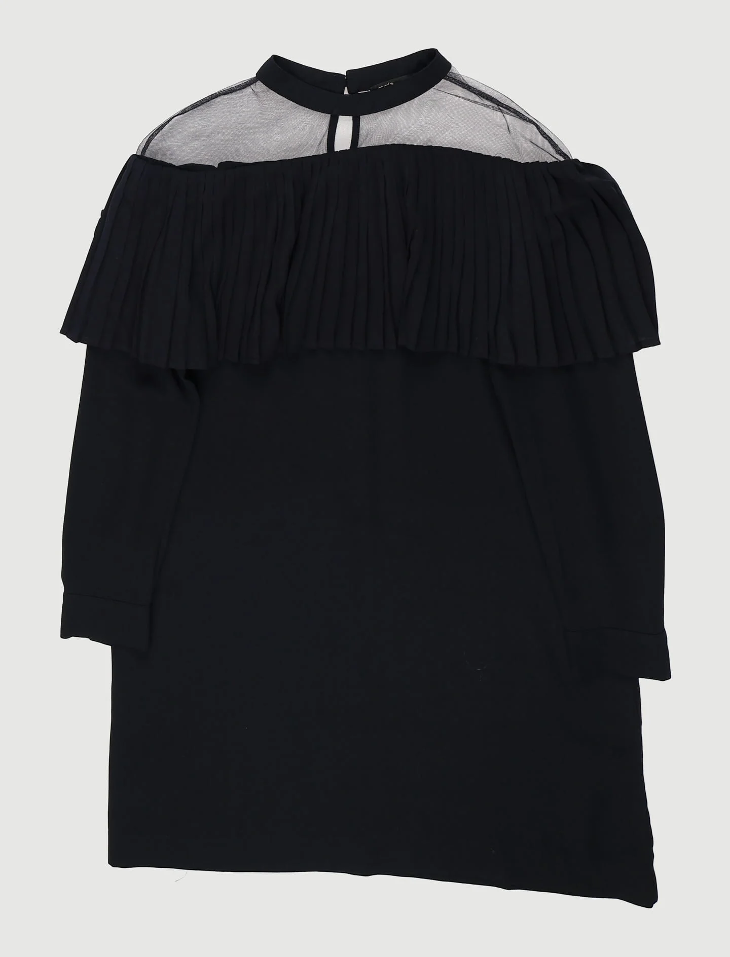 Robe Avec Volant Plissé En Crêpeâ - Taille L/40 - Image 2