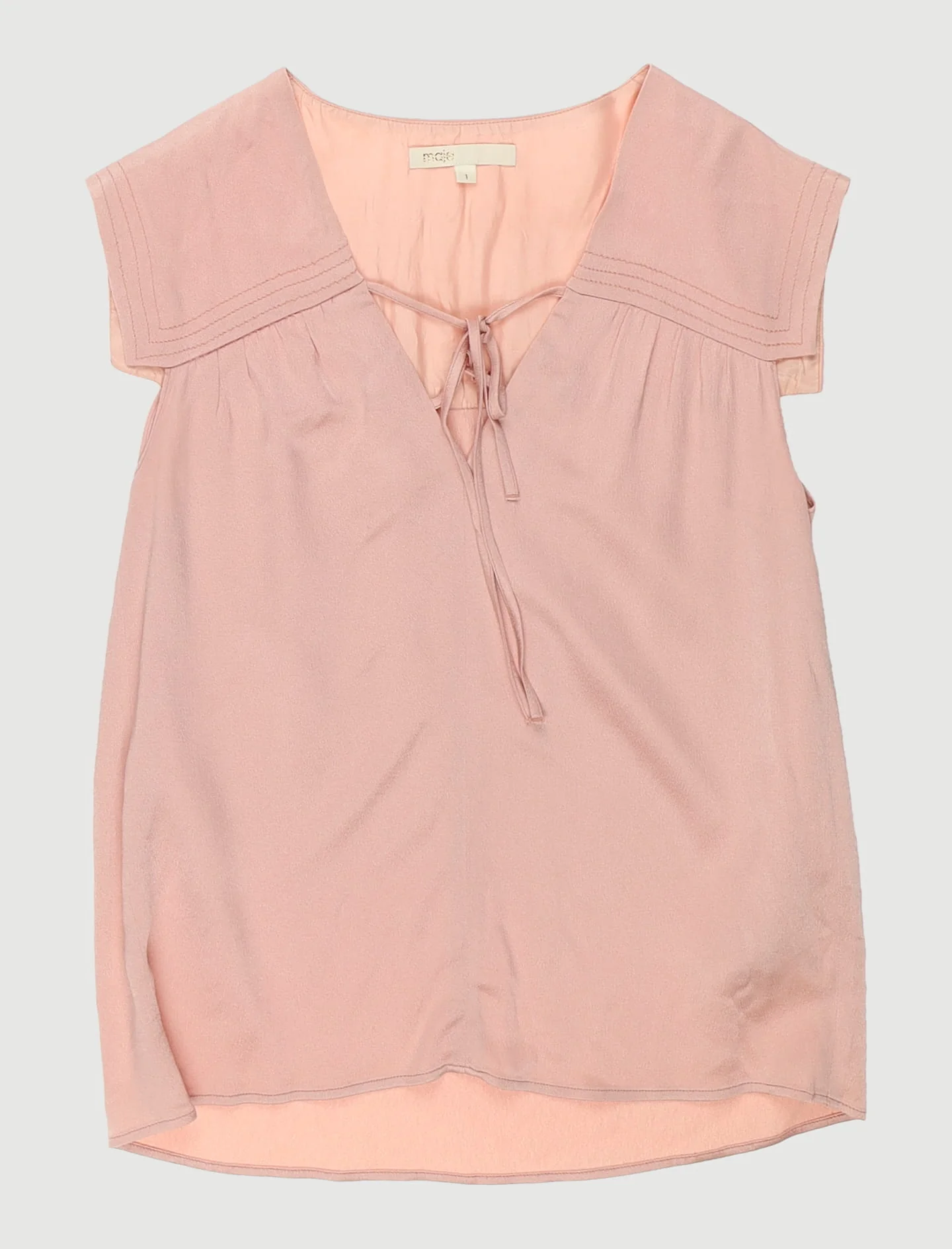 Top En Satin À Col Marin - Taille S/36 - Image 2