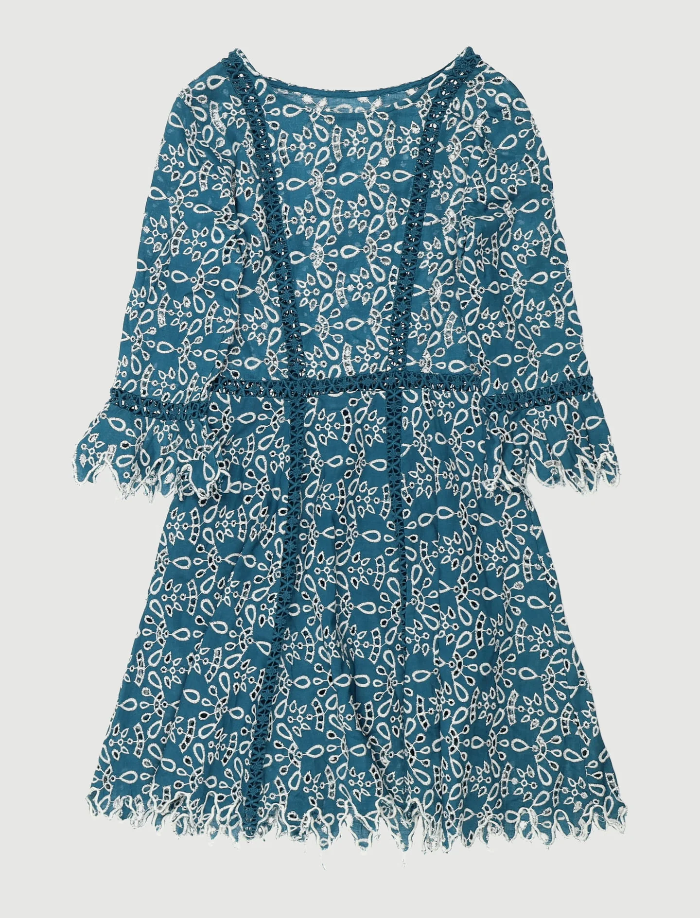 Robe Courte En Guipure - Taille S/36 - Image 3