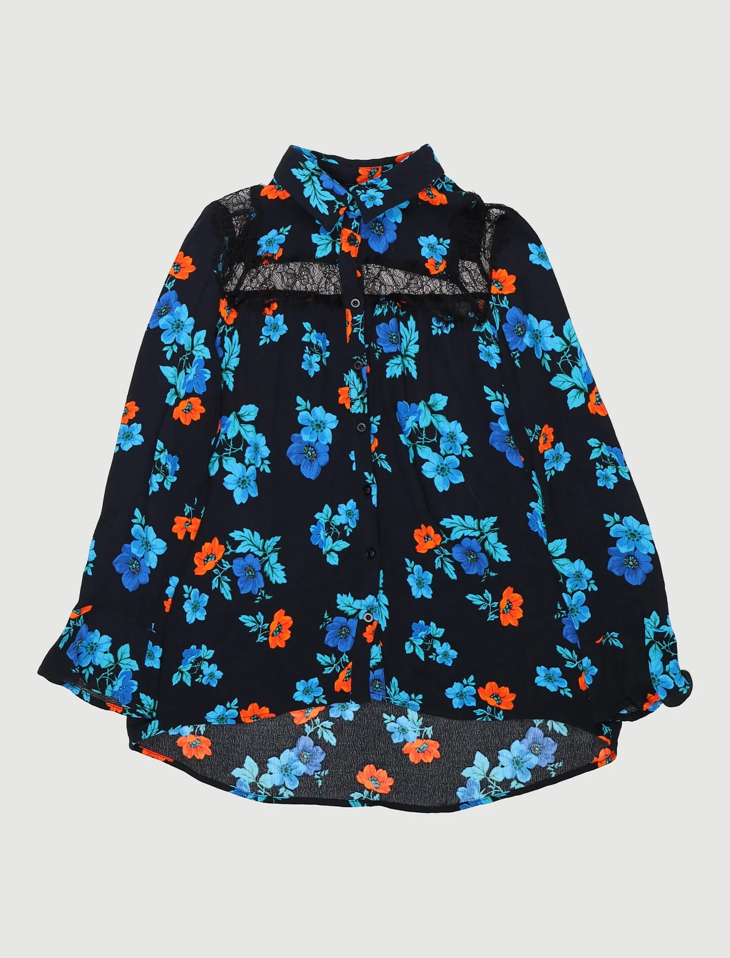 Chemisier Imprimé Avec Dentelle - Taille S/36 - Image 2