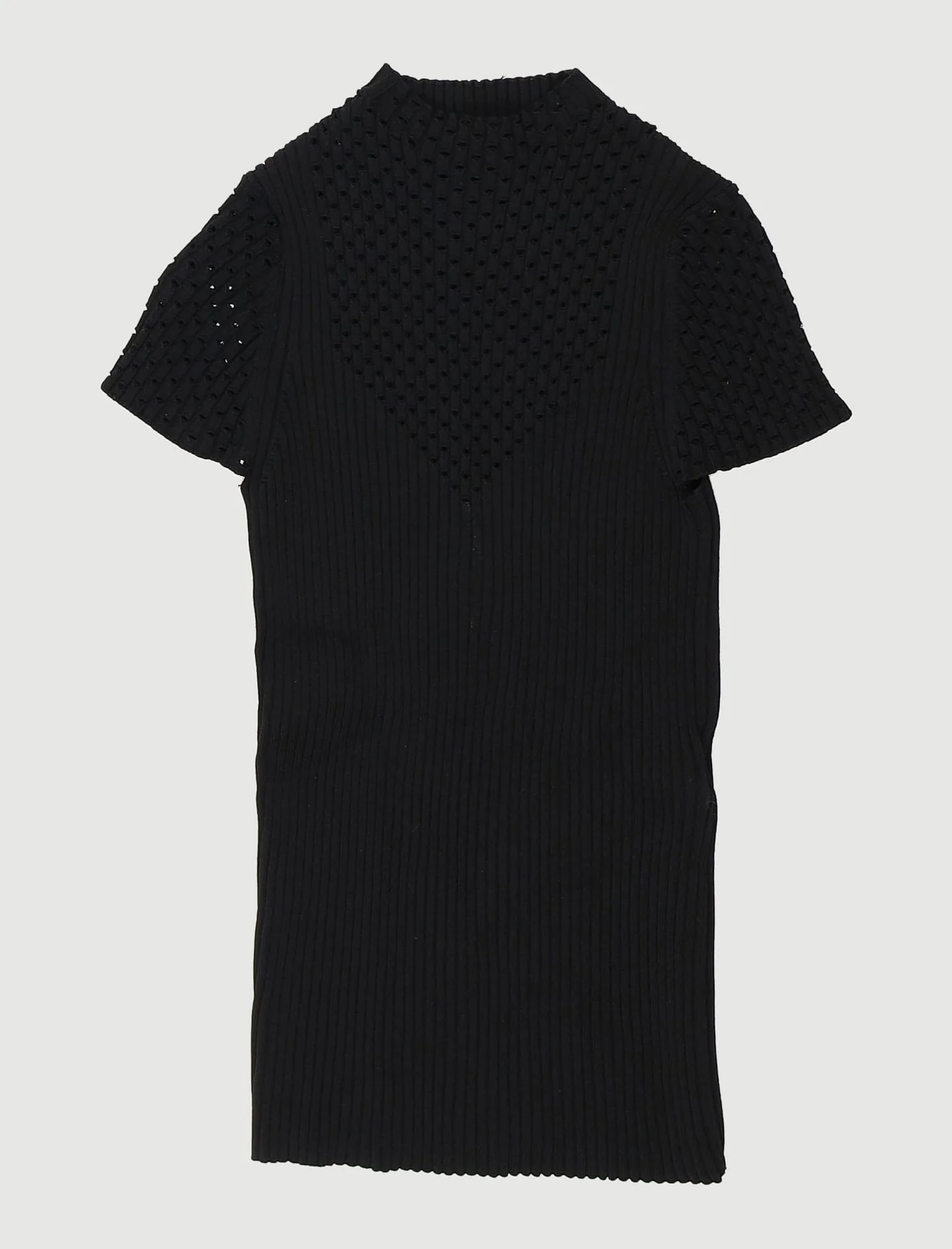 Pull En Maille Côtelée Avec Jours - Taille S/36 - Image 2