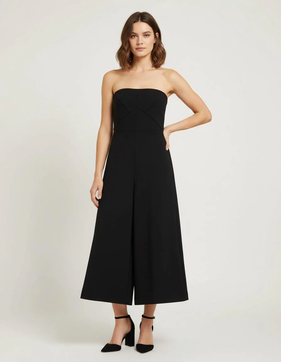 Combinaison Bustier À Larges Jambes - Taille XS/34