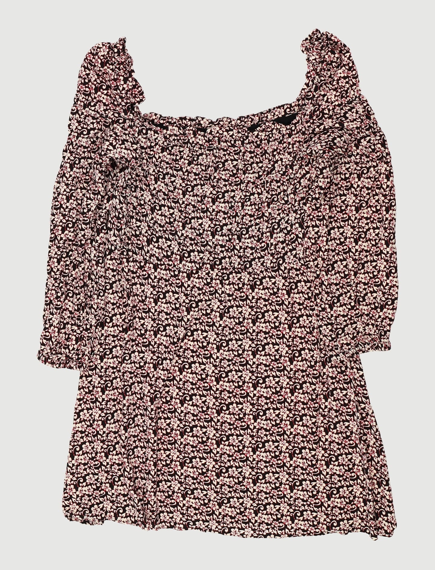 Robe Courte Avec Imprimé Floral - Taille L/40 - Image 3
