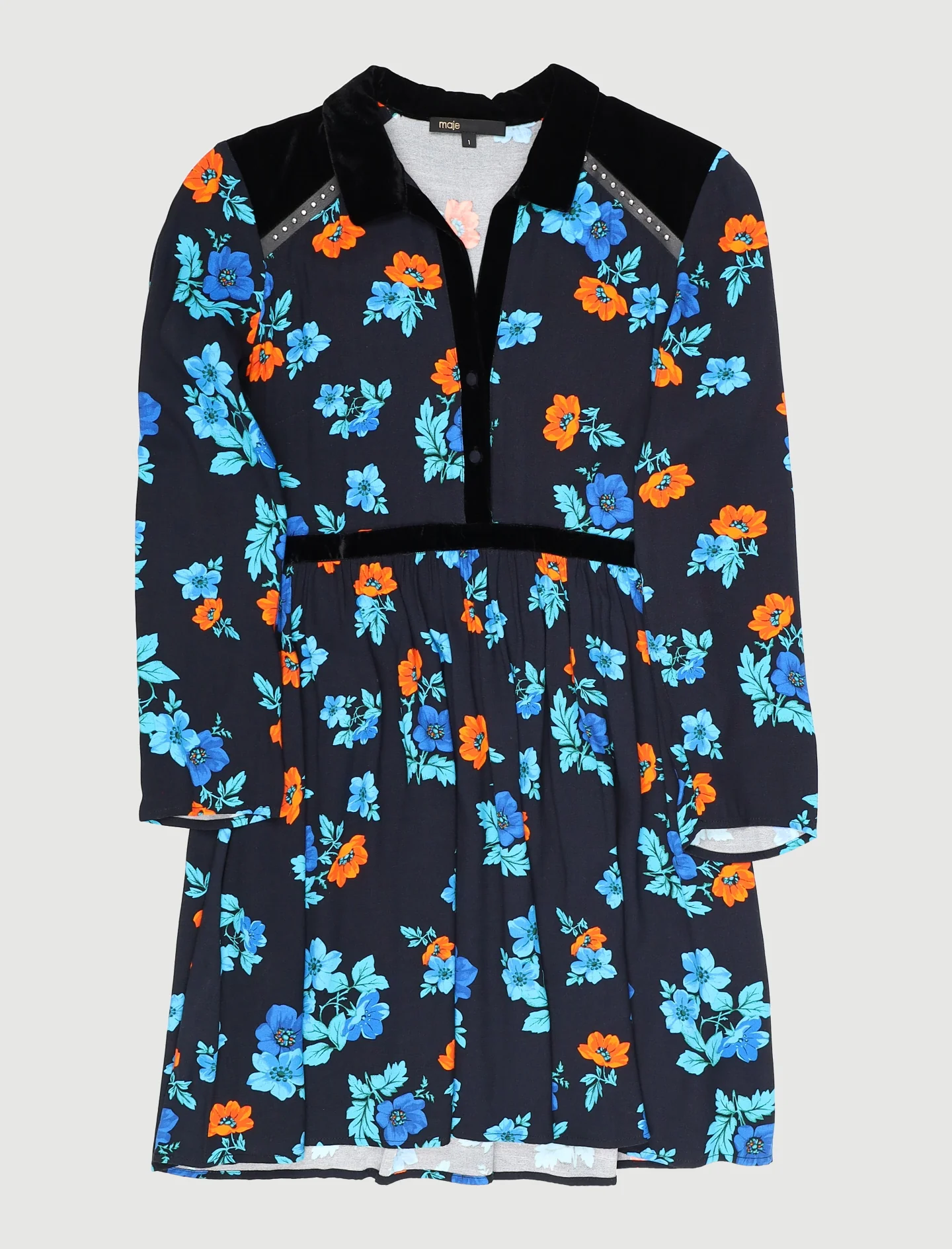 Robe Plissée Imprimée - Taille S/36 - Image 2