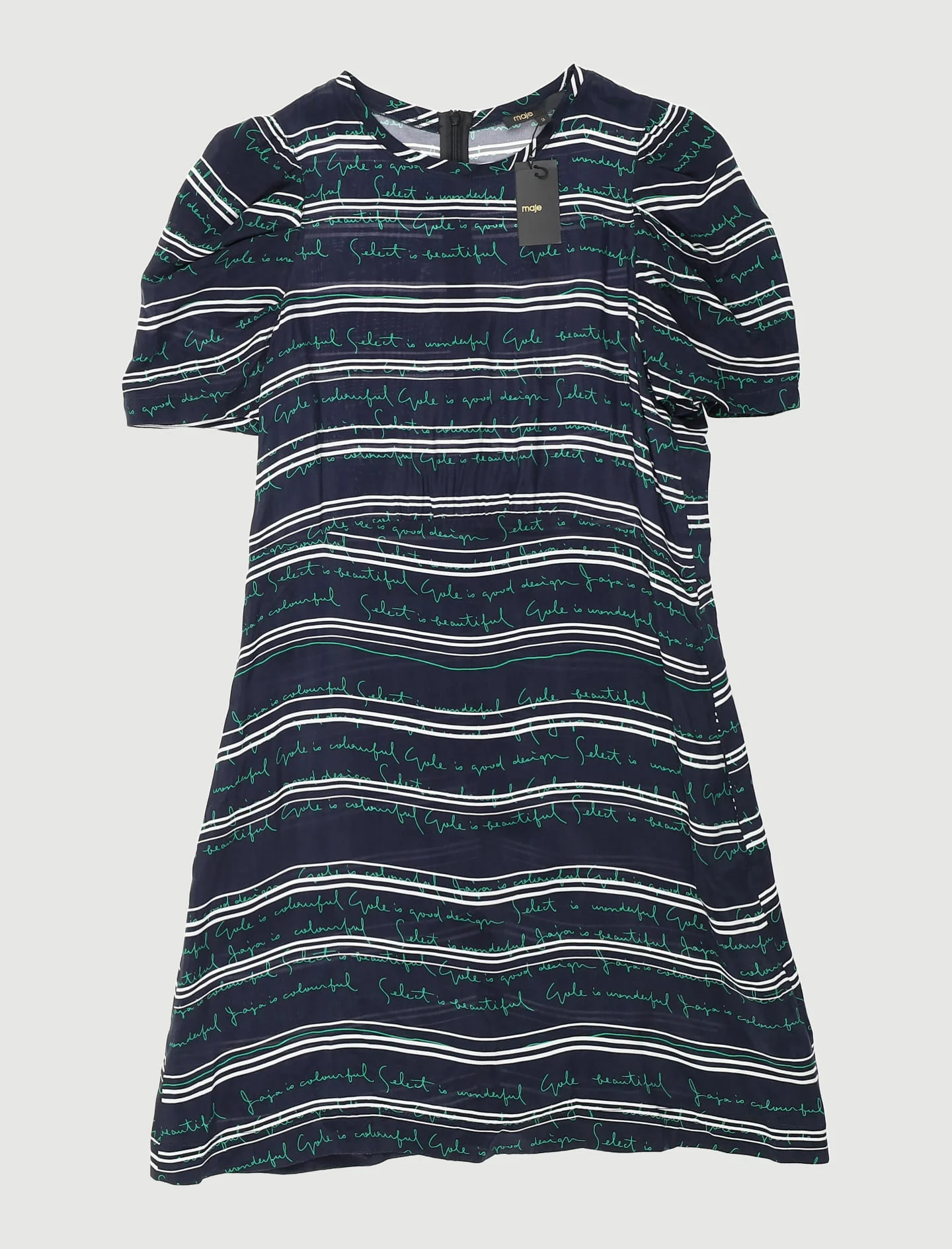 Robe Courte Avec Inscriptions - Taille L/40 - Image 2