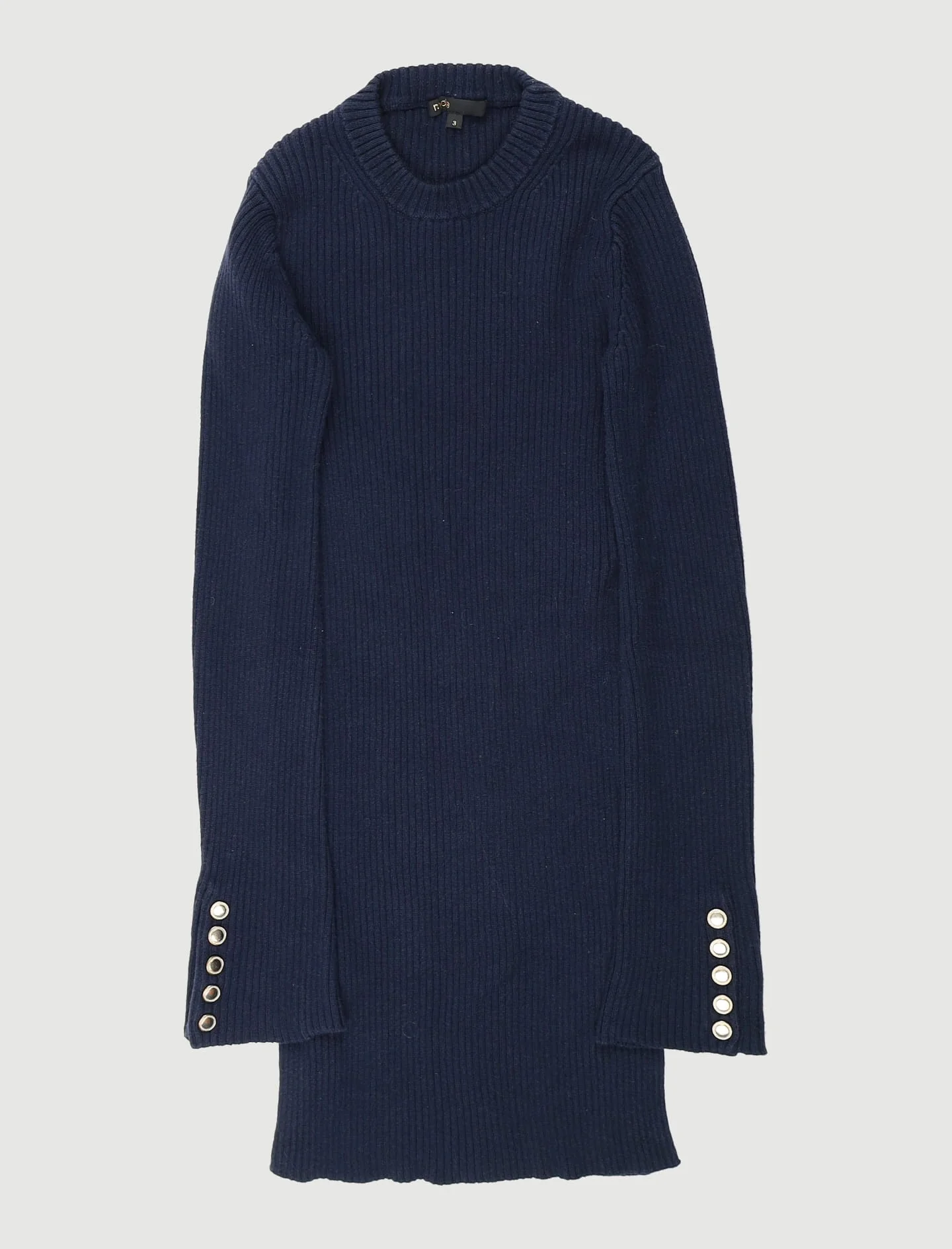 Pull Ajusté En Maille Côtelée - Taille L/40 - Image 2