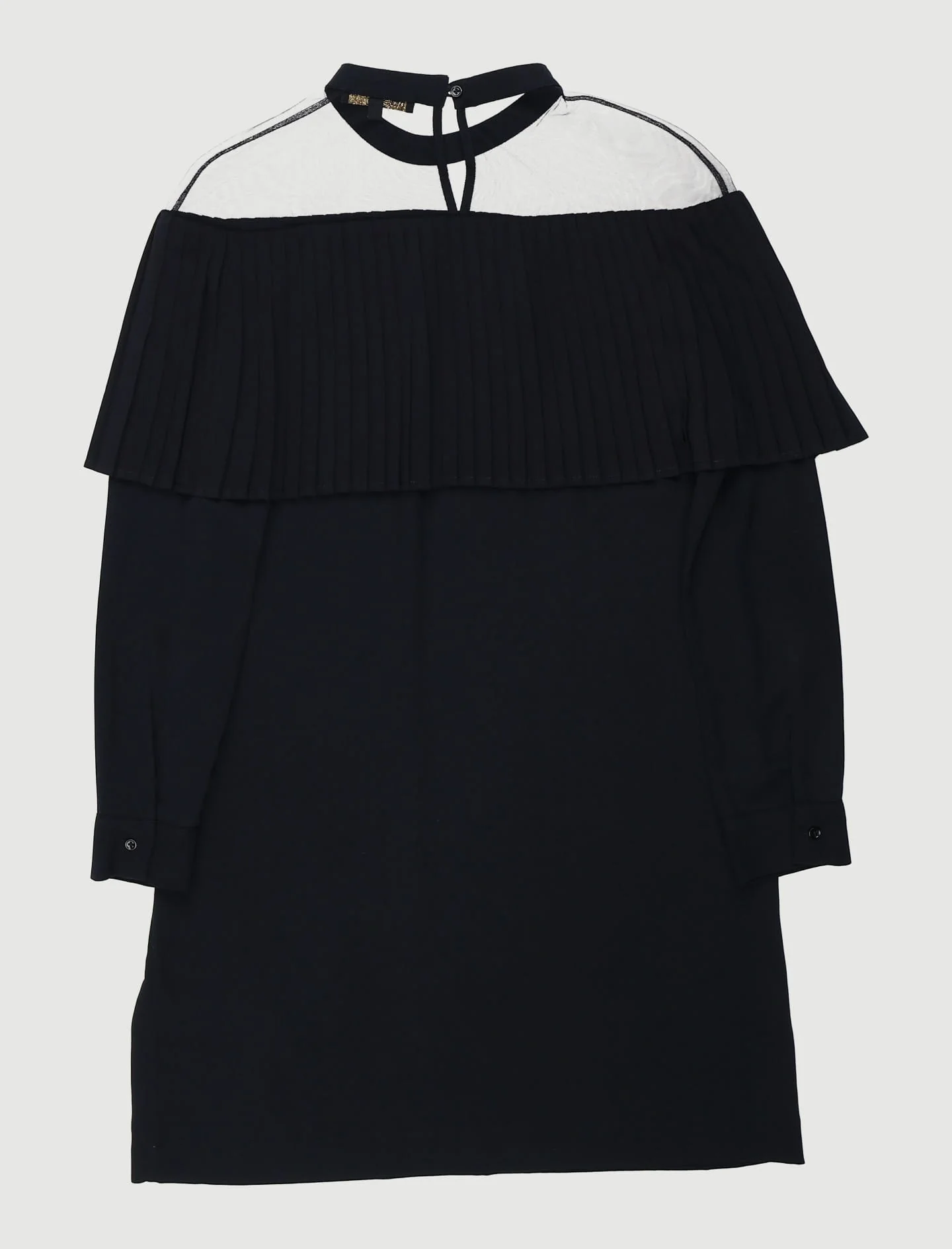 Robe Avec Volant Plissé En Crêpeâ - Taille S/36 - Image 3