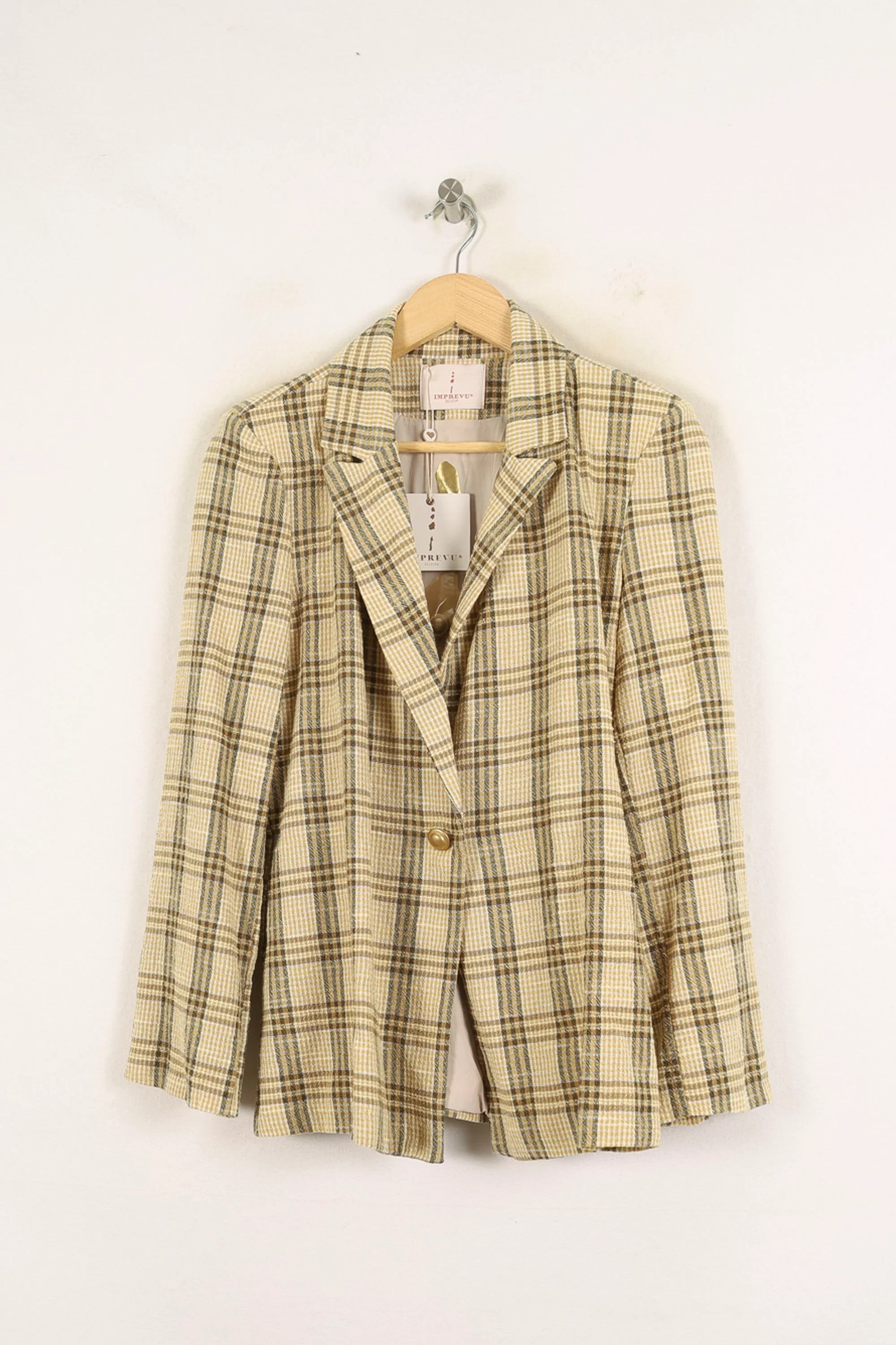 Blazer Beige et Marron - Taille S/36 - Image 2