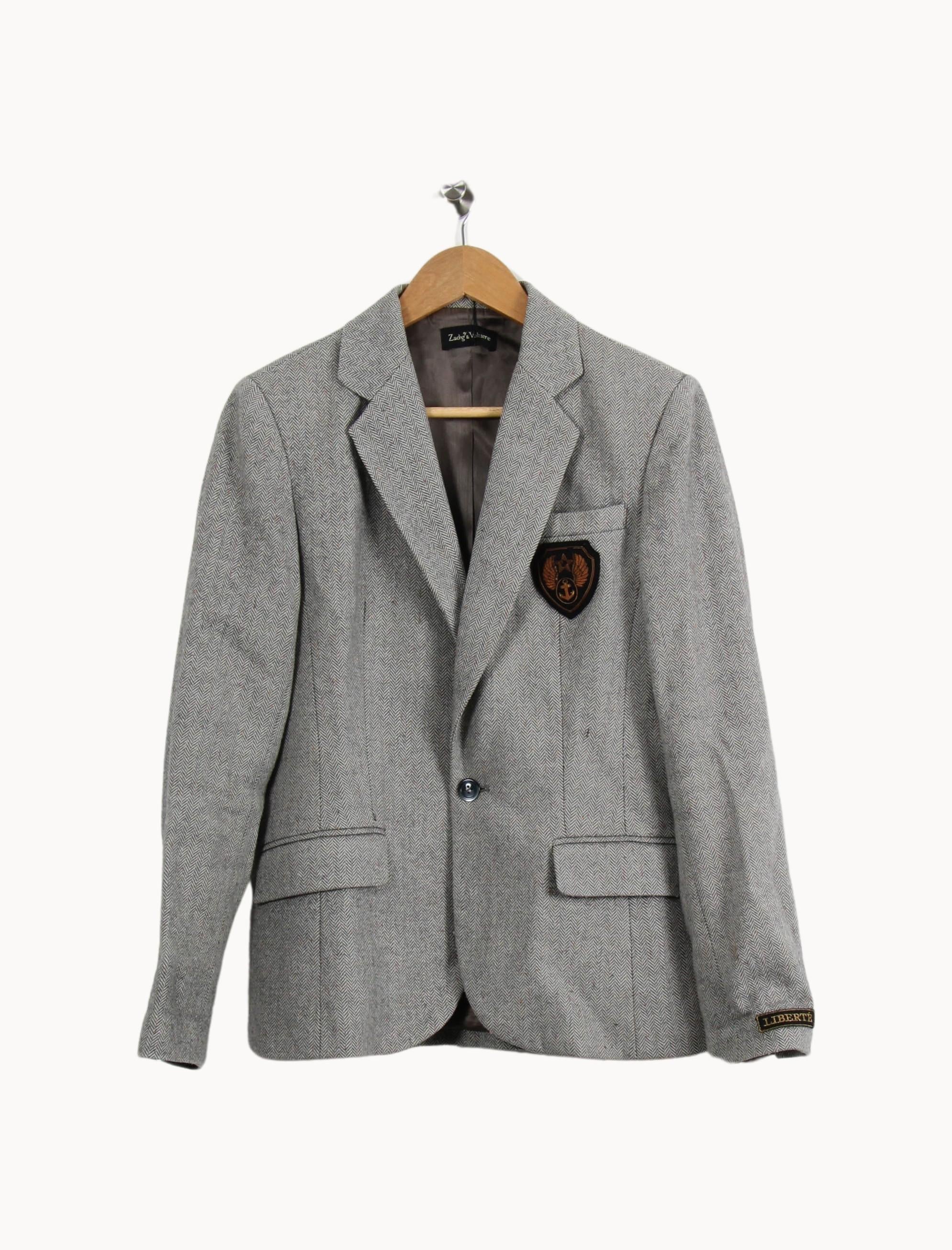Blazer Gris - Taille L/40 - Image 2
