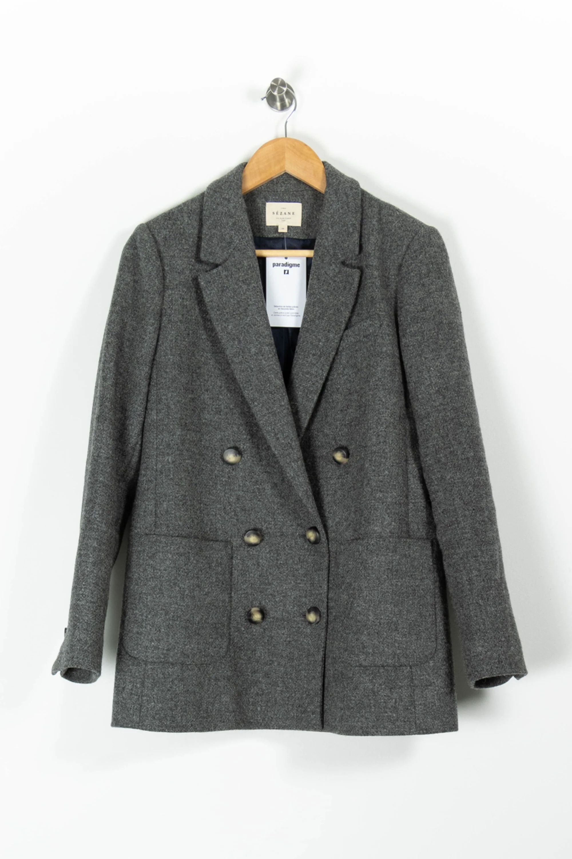 Blazer Gris - Taille M/38 - Image 2