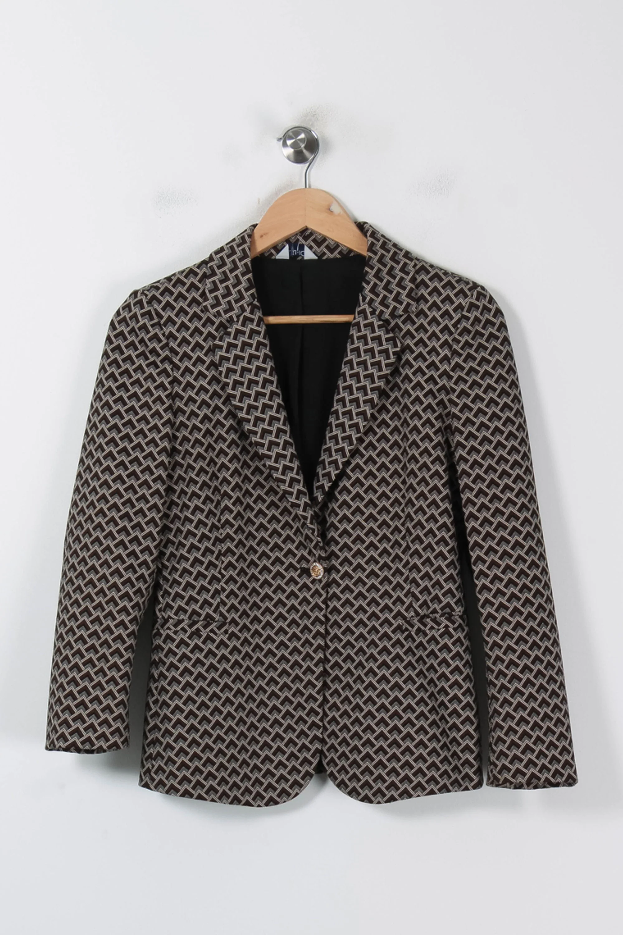 Blazer Marron et Noir - Taille S/36 - Image 2