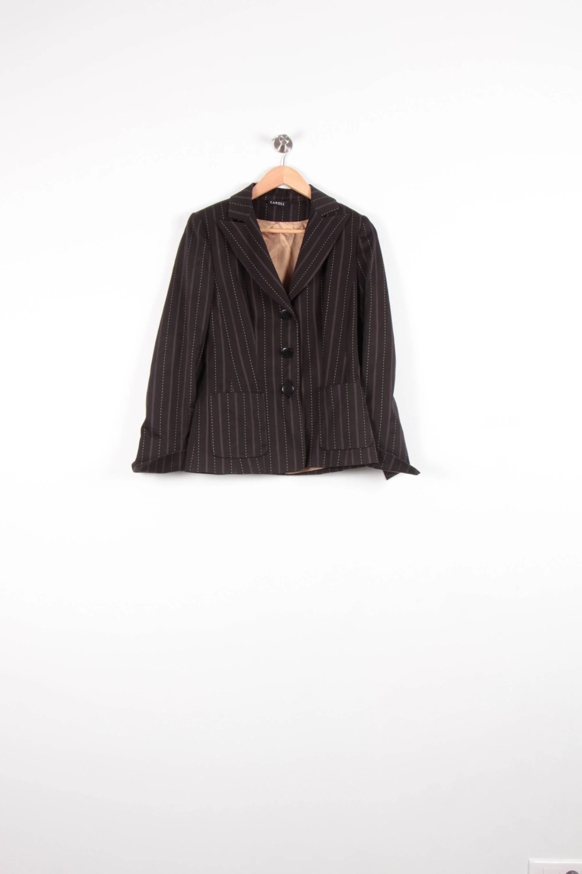 Blazer Noir à Rayures - Taille S/36 - Image 2