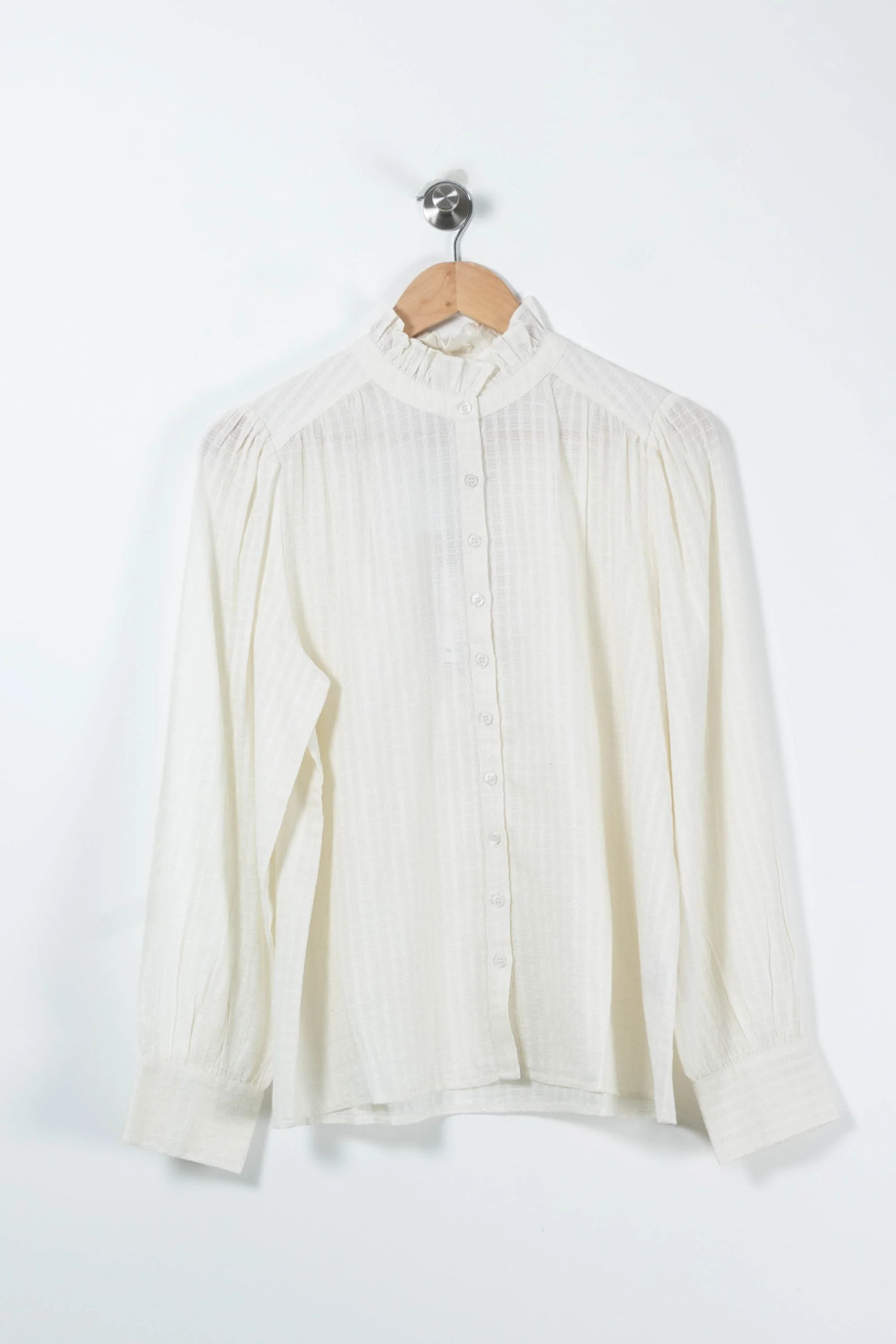 Blouse Beige - Taille L/40 - Image 2