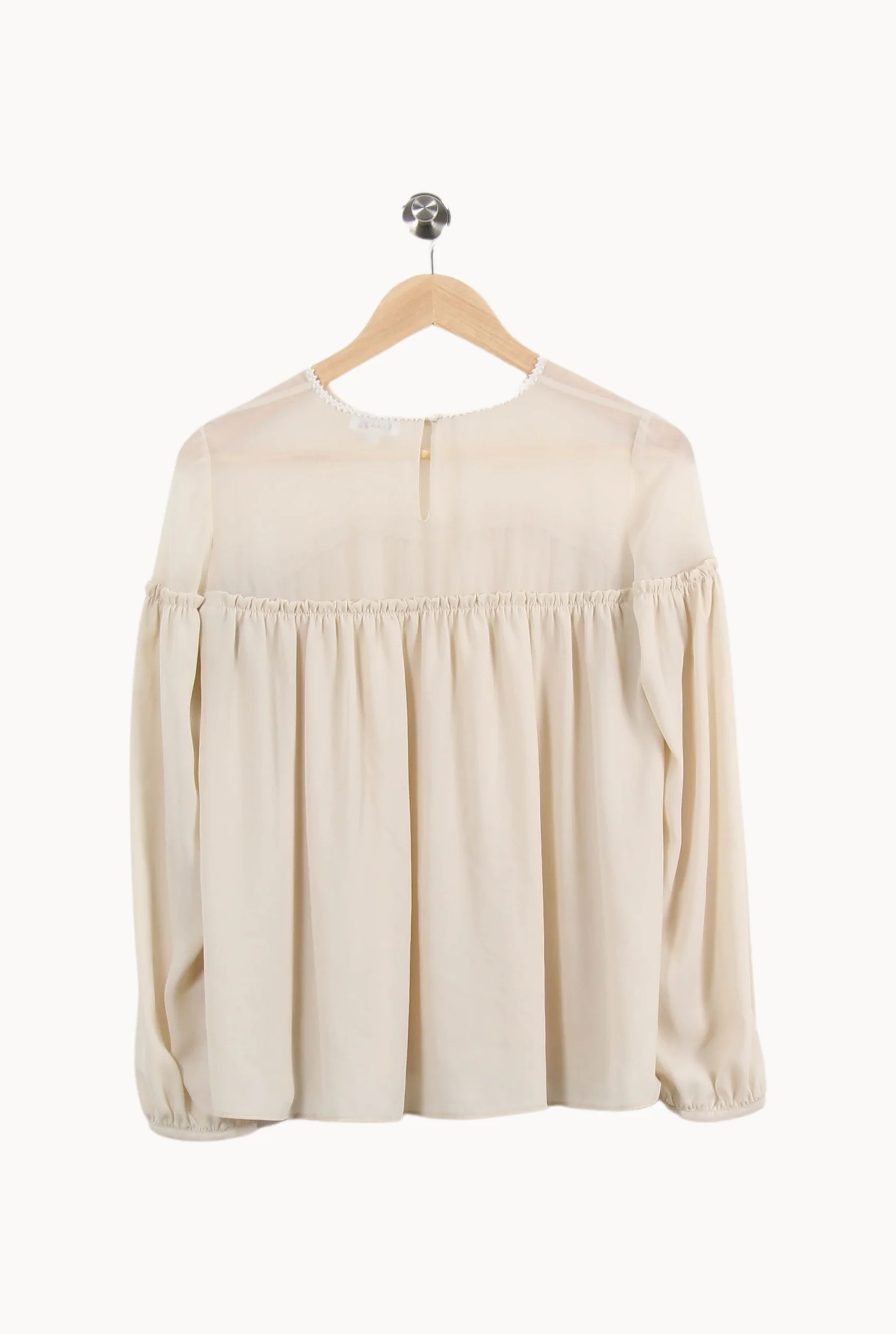 Blouse Beige - Taille S/36 - Image 4