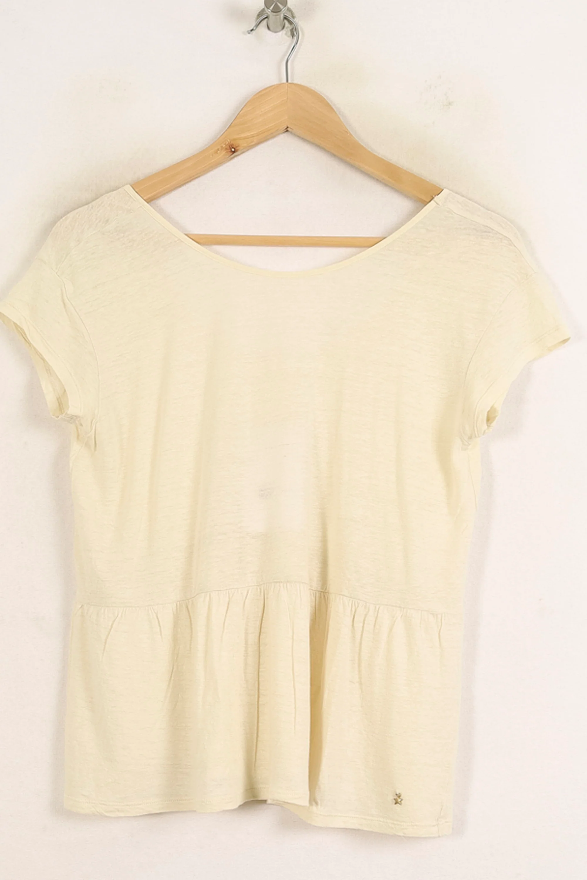 Blouse Beige - Taille S/36 - Image 2