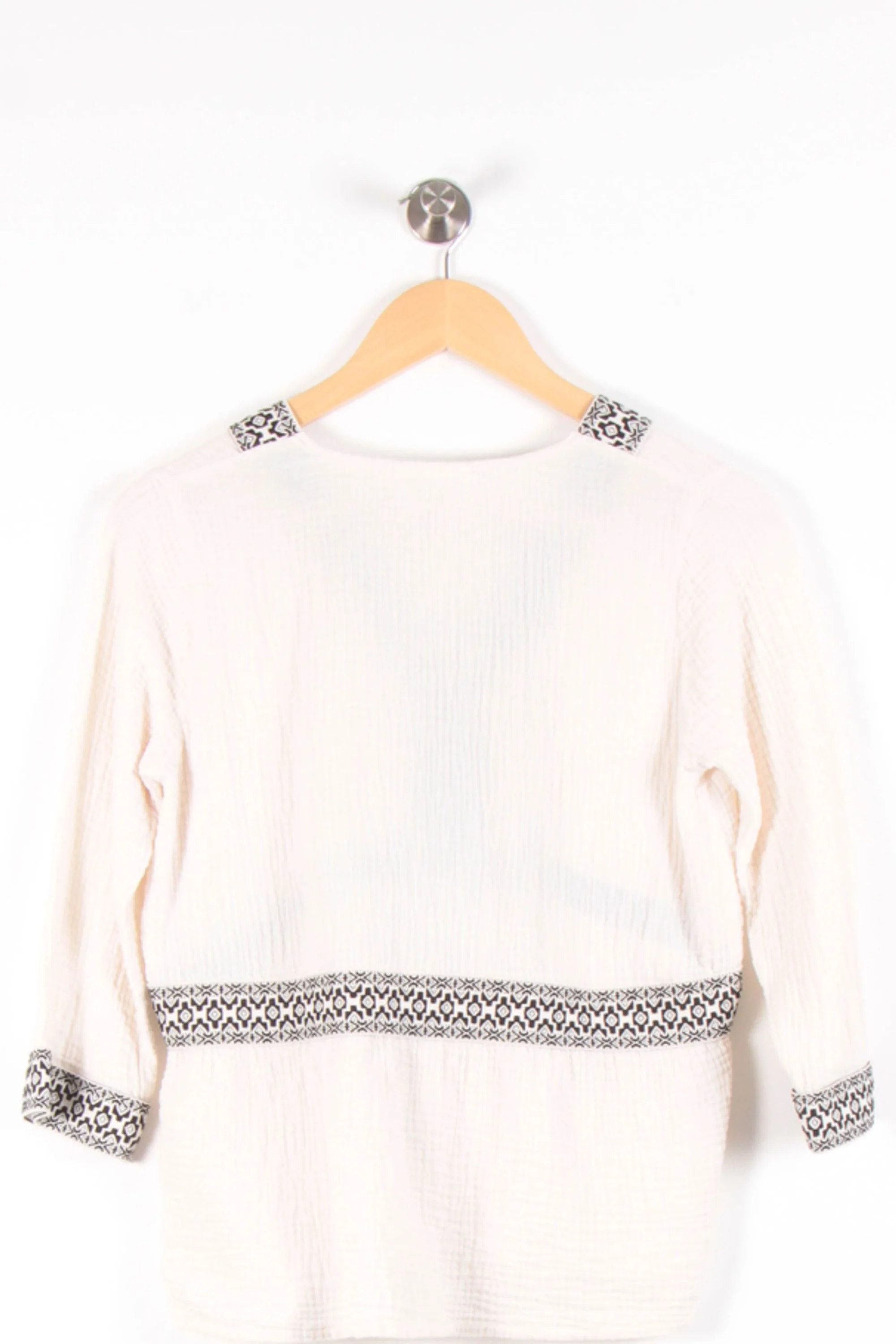 Blouse Blanche et Noire - Taille S/36 - Image 4