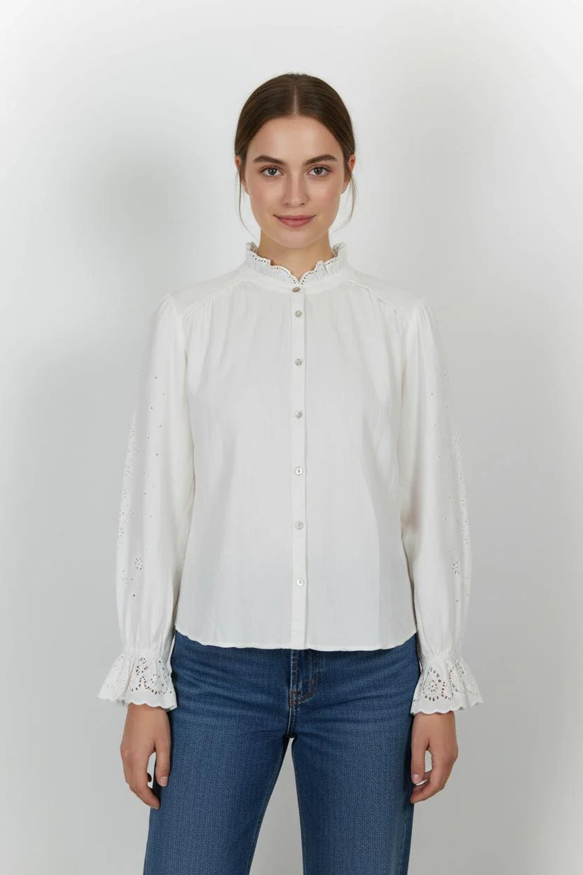 Blouse Blanche - Taille L/40