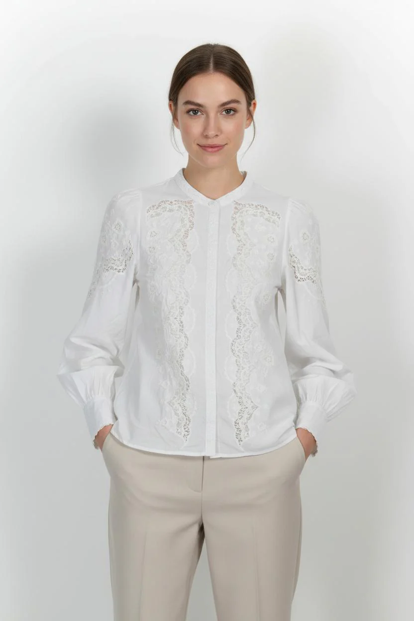 Blouse Blanche - Taille L/40