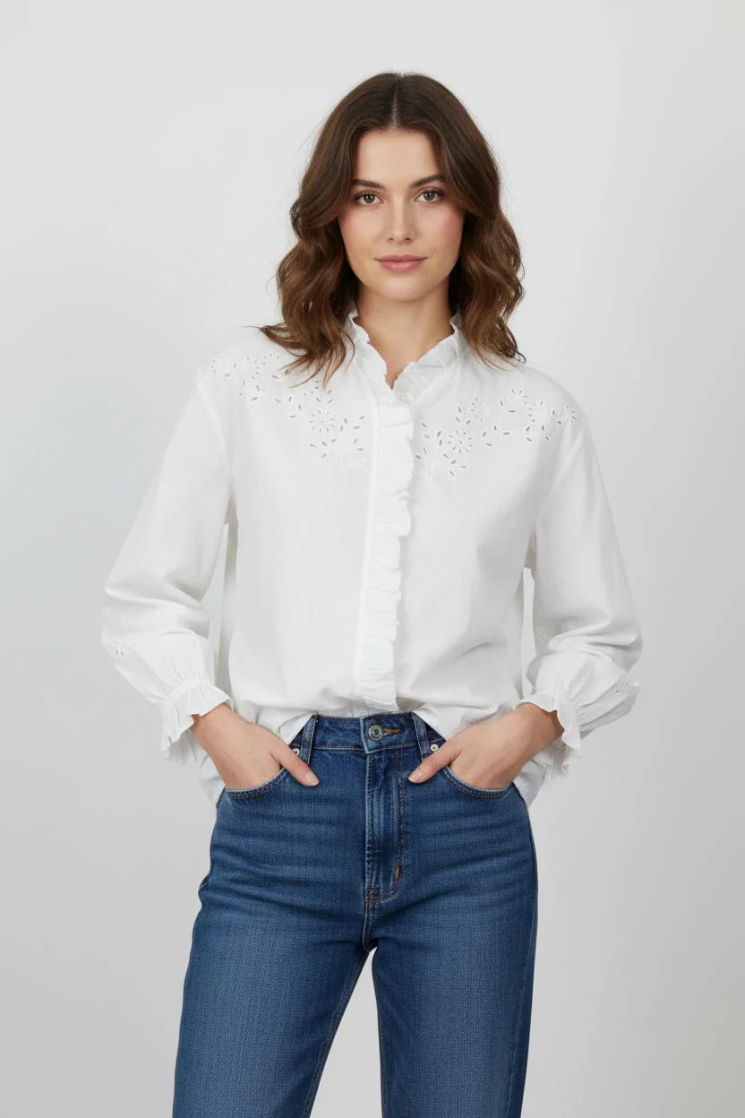 Blouse Blanche - Taille L/40