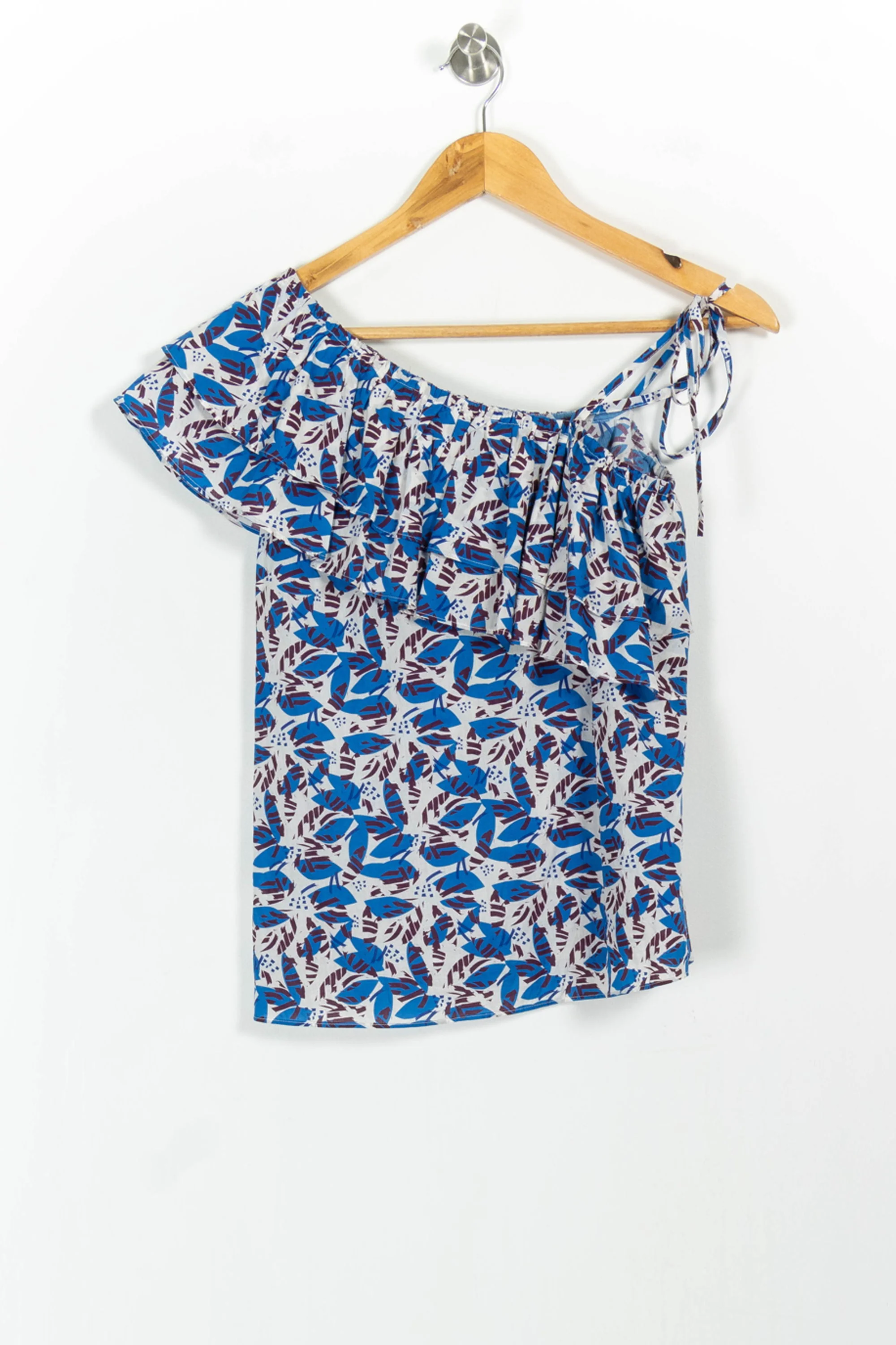 Blouse Bleu et Blanc - Taille XS/34 - Image 2