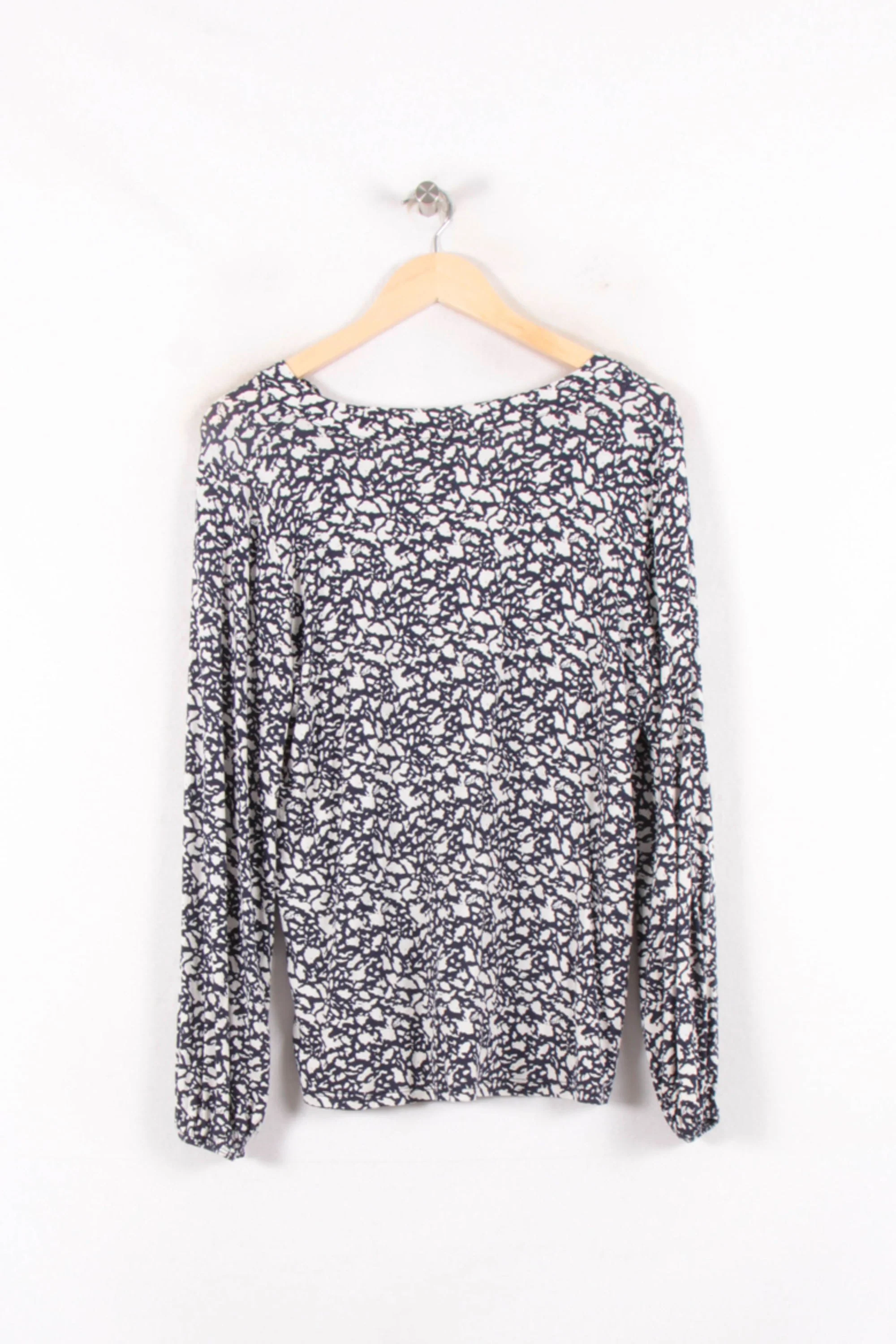 Blouse Bleu et Blanche - Taille M/38 - Image 4