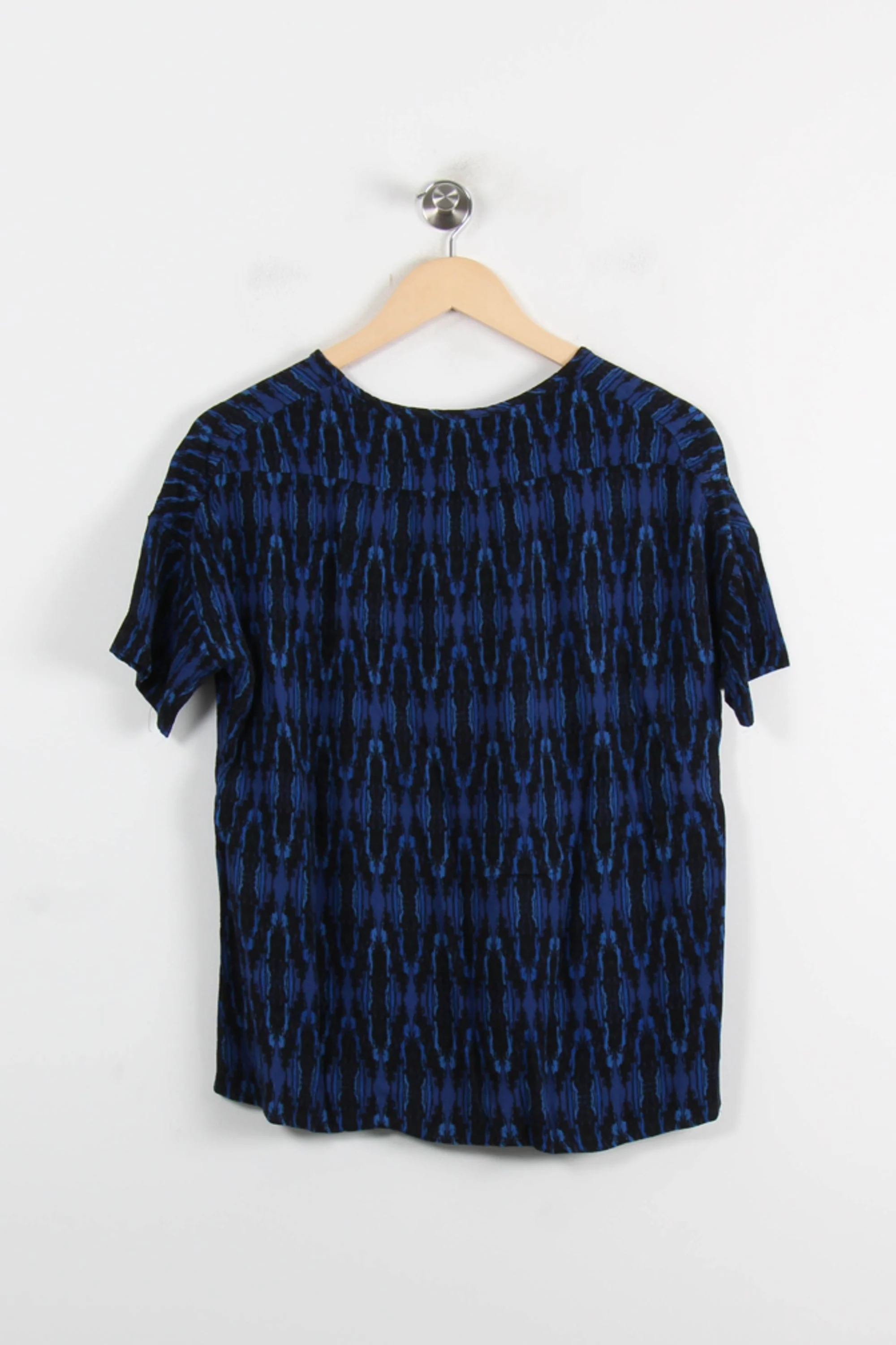 Blouse Bleu et Noir - Taille S/36 - Image 4