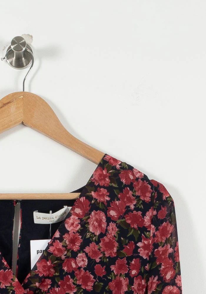 Blouse Bleu et Rouge - Taille S/36 - Image 3