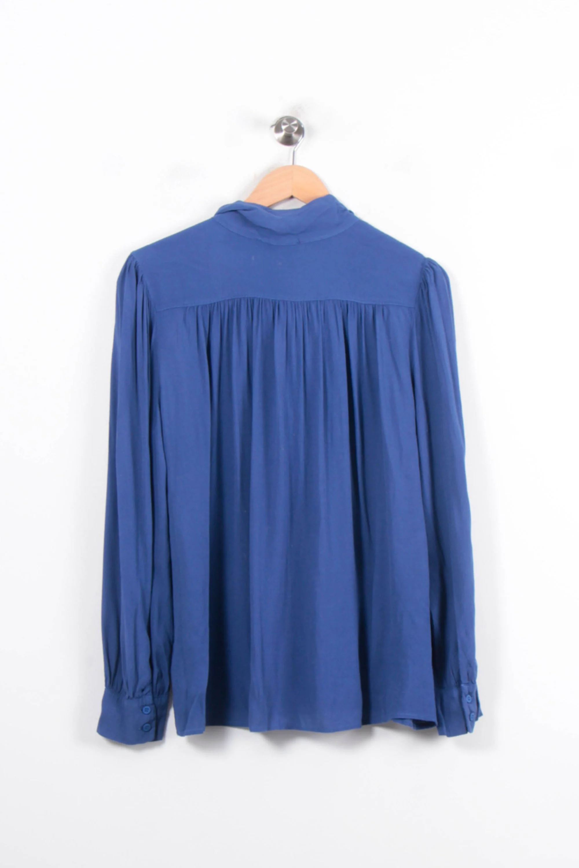 Blouse Bleu - Taille L/40 - Image 4