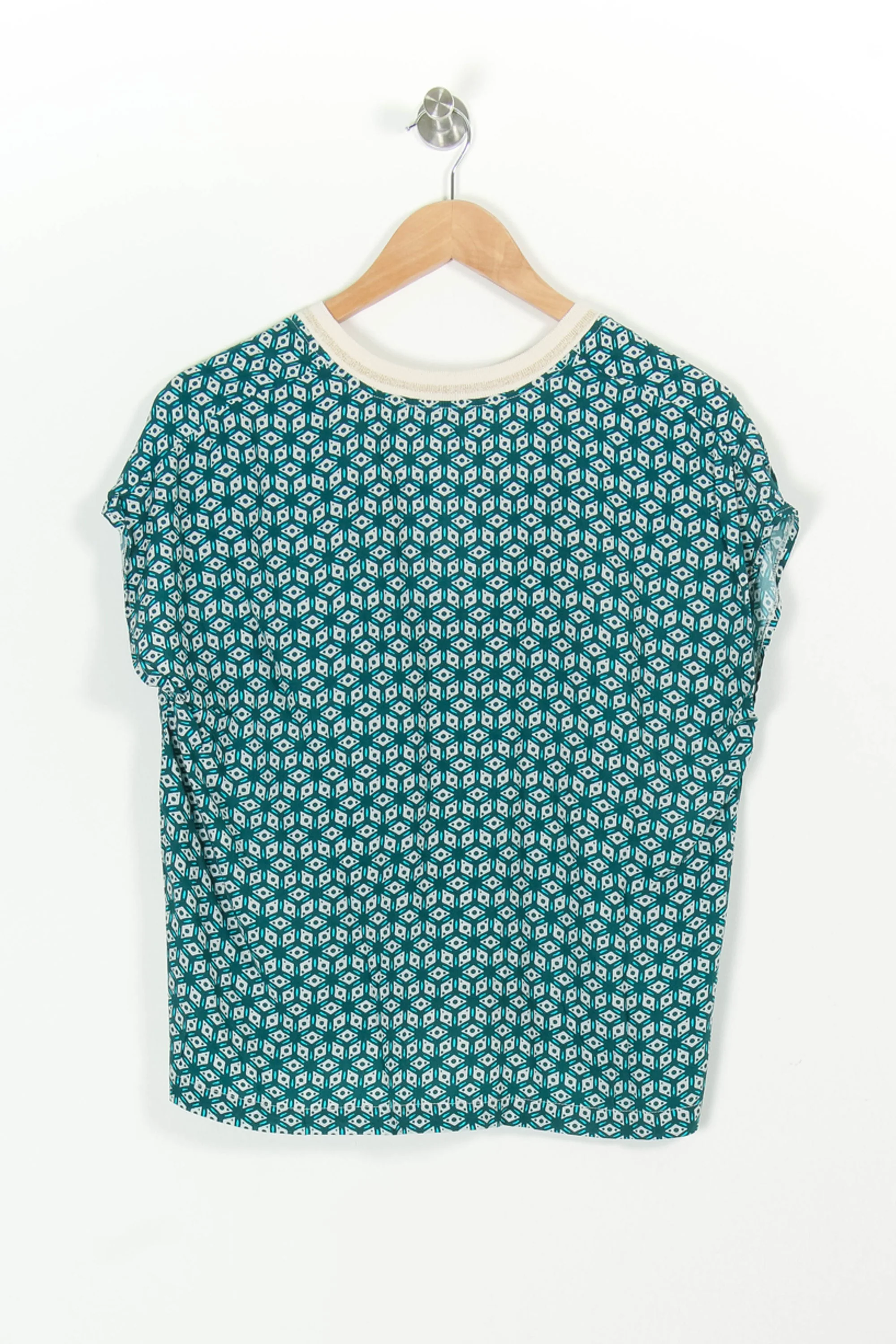 Blouse Bleue et Blanche - Taille L/40 - Image 4