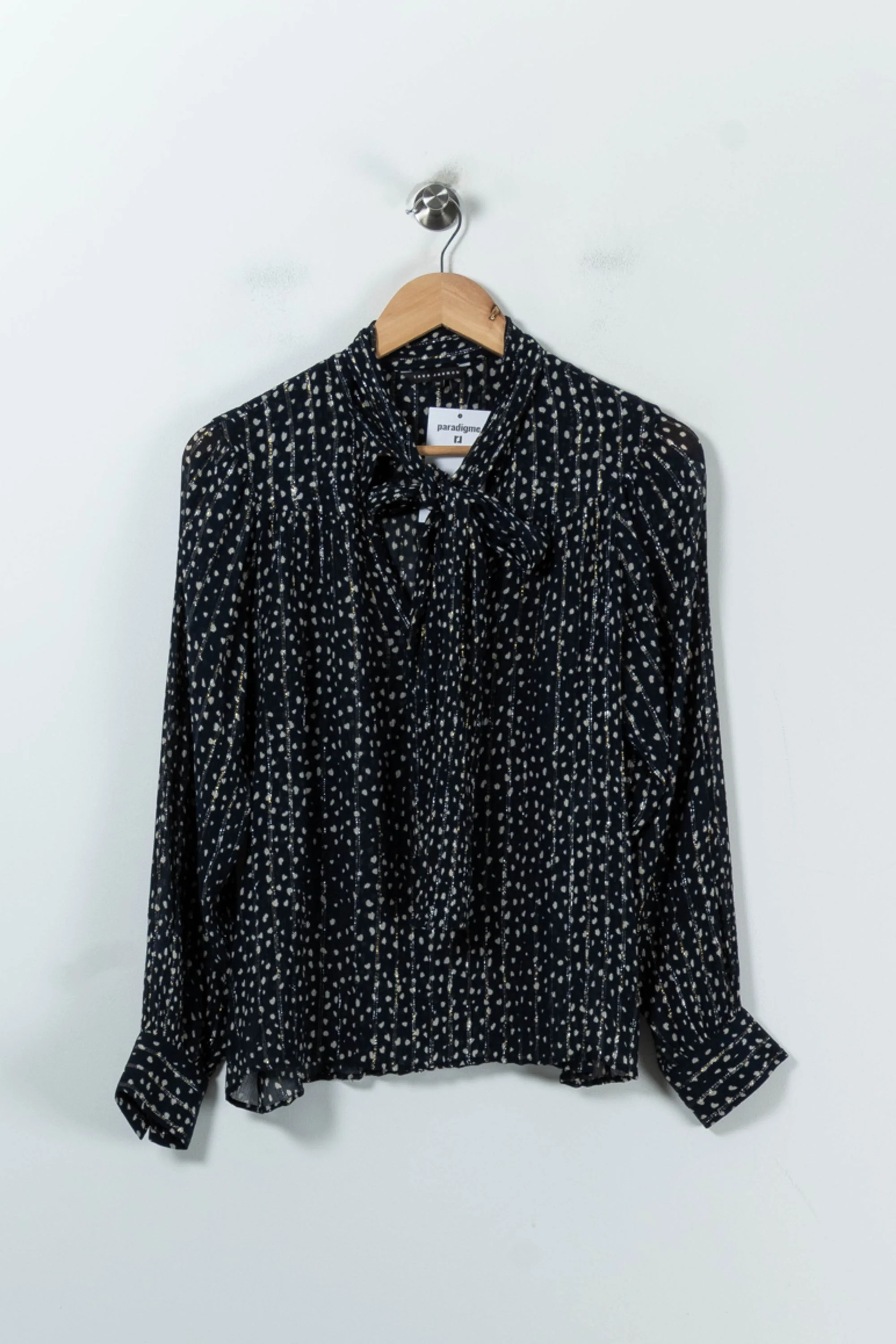 Blouse Bleue et Blanche - Taille S/36 - Image 2