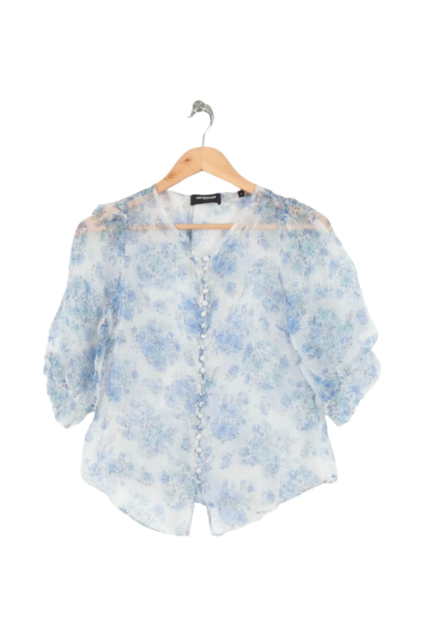 Blouse Bleue et Blanche - Taille XXL/44 - Image 2