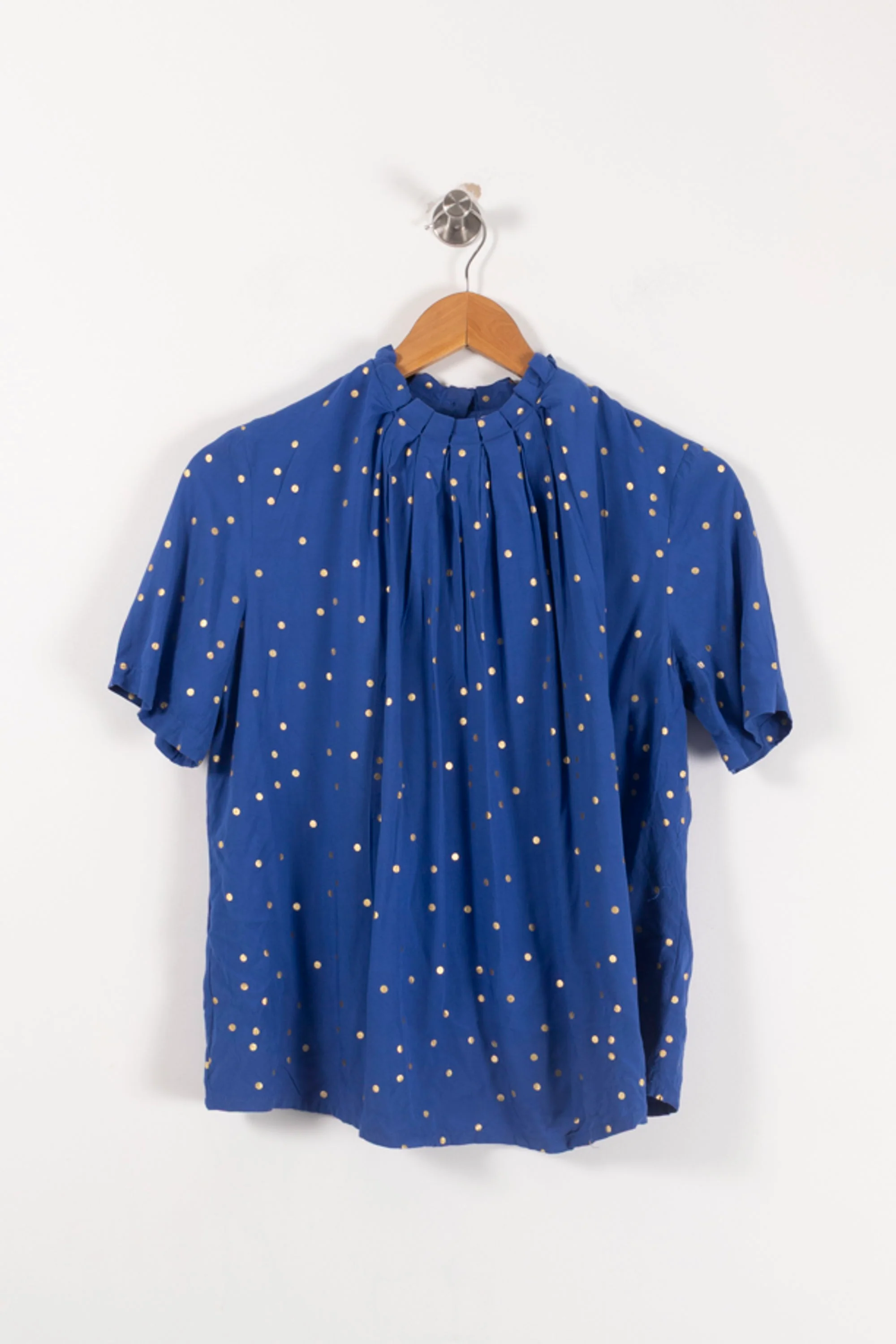 Blouse Bleue et Jaune - Taille XS/34 - Image 2