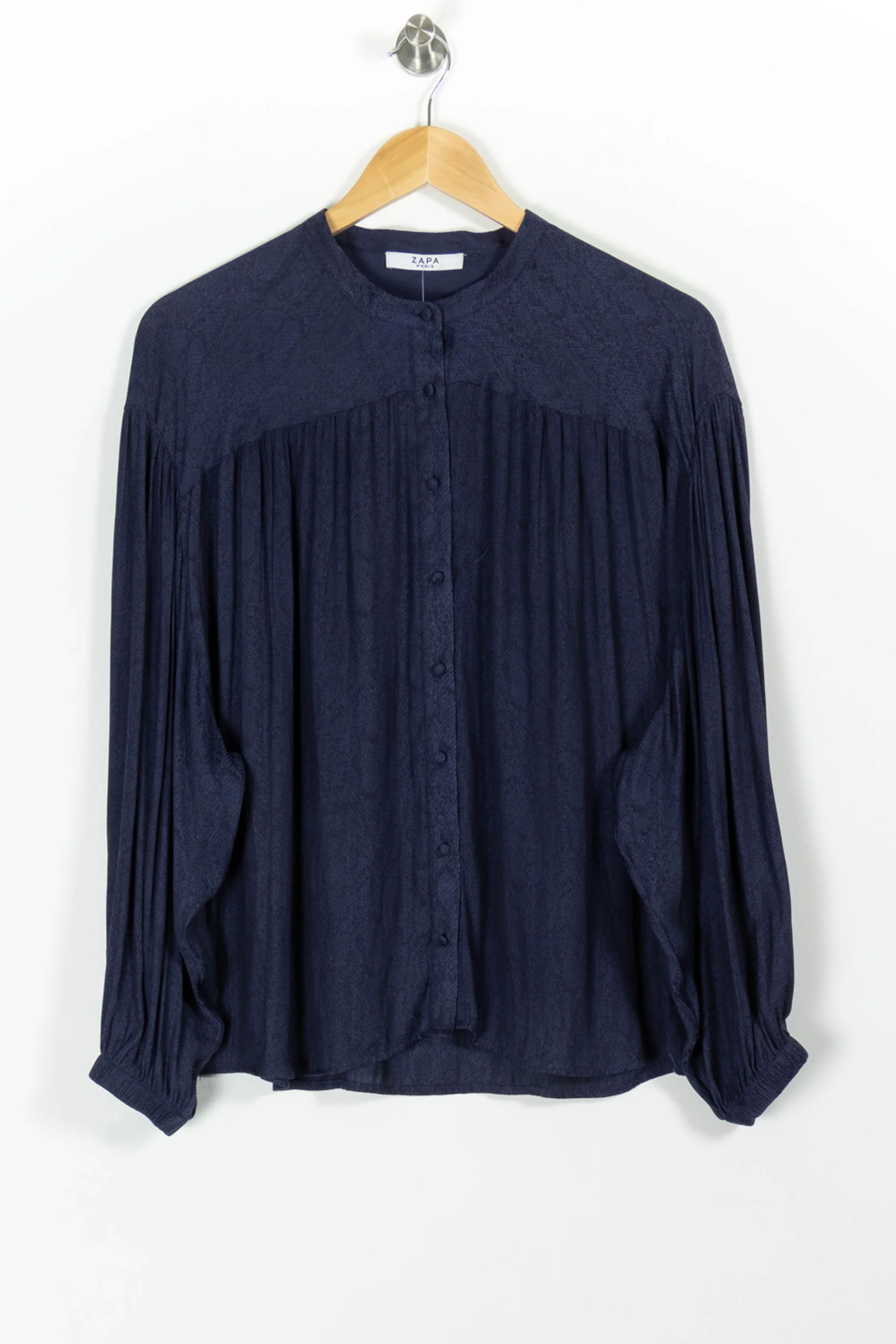 Blouse Bleue - Taille L/40 - Image 2