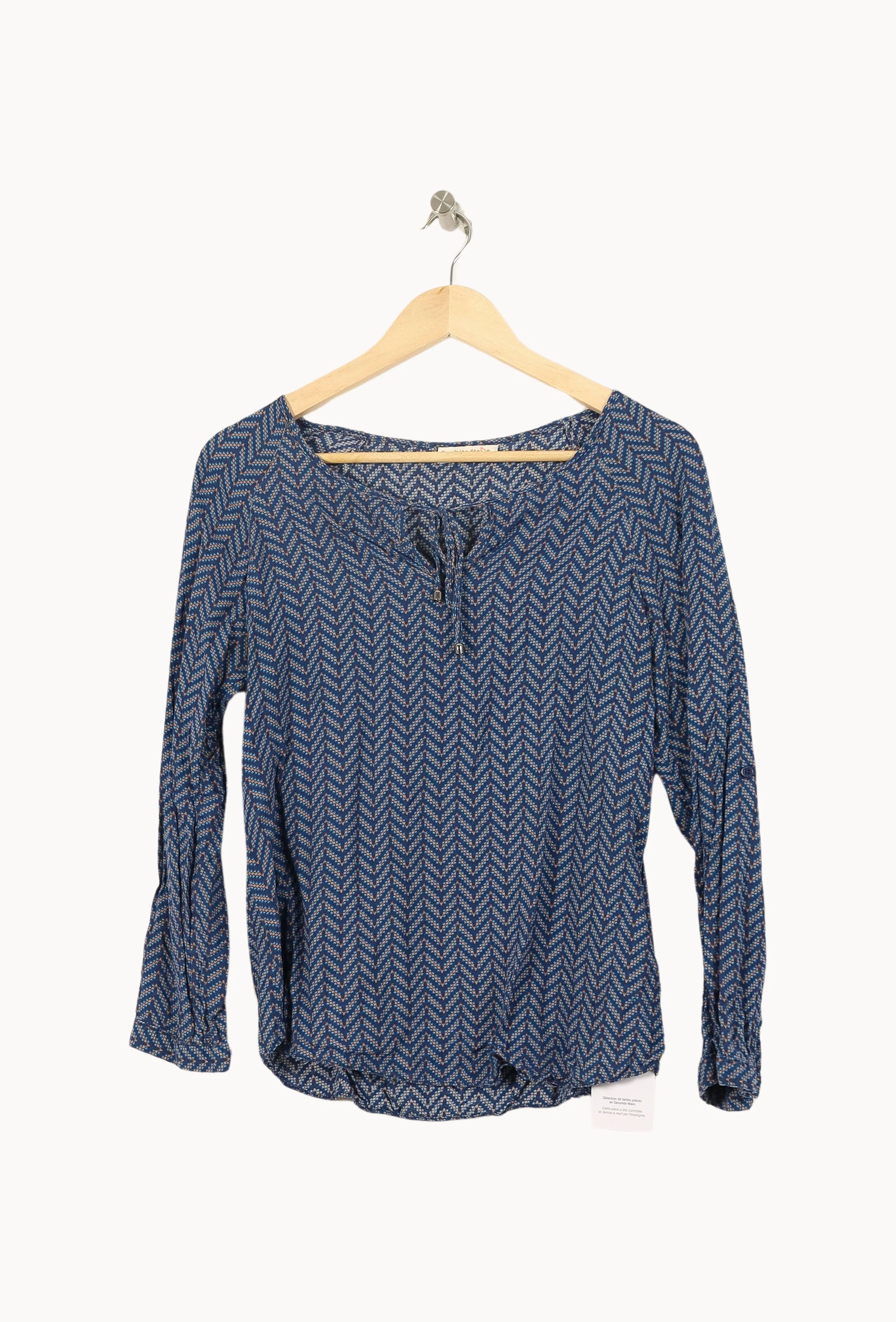 Blouse Bleue - Taille M/38 - Image 2