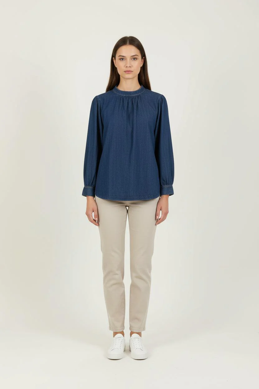Blouse Bleue - Taille S/36