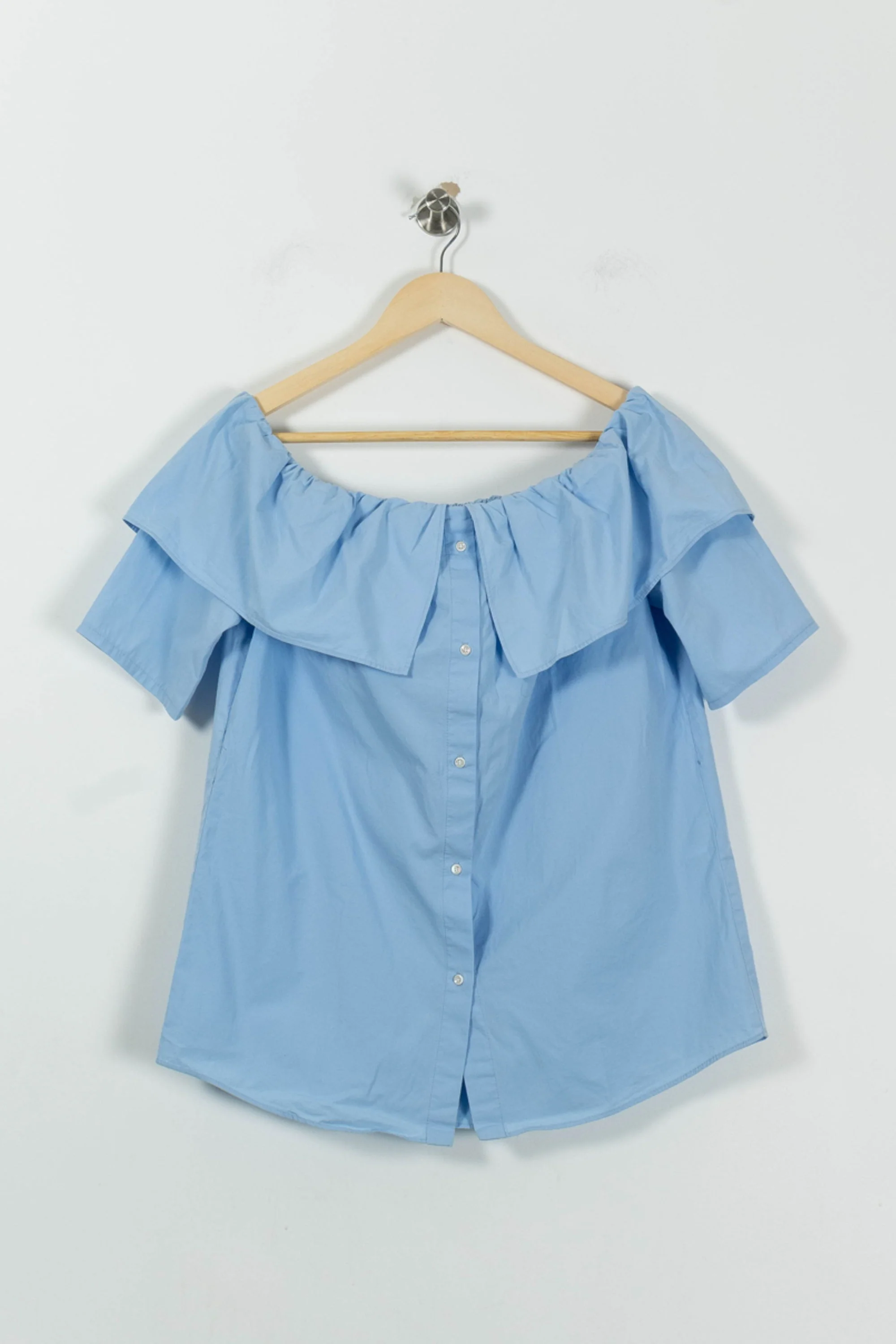 Blouse Bleue - Taille S/36 - Image 2