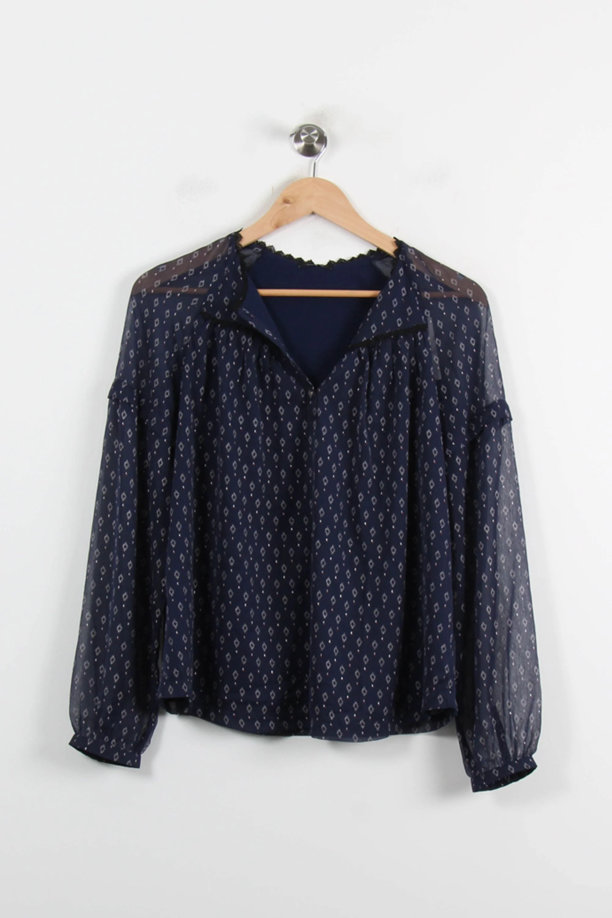 Blouse Bleue - Taille XS/34 - Image 2