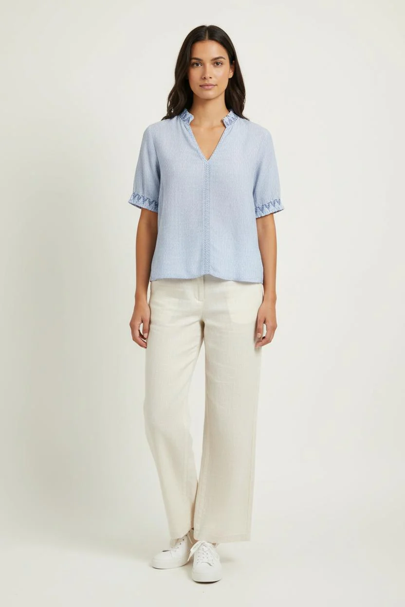 Blouse Bleue - Taille XS/34