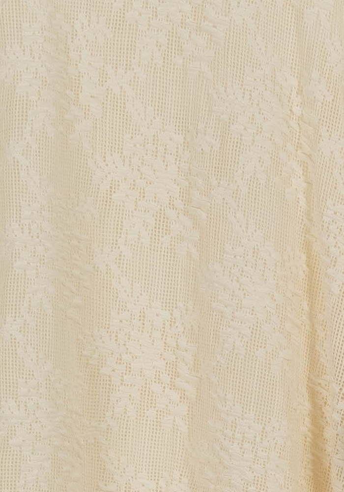 Blouse Dentelle Beige - Taille S/36 - Image 3