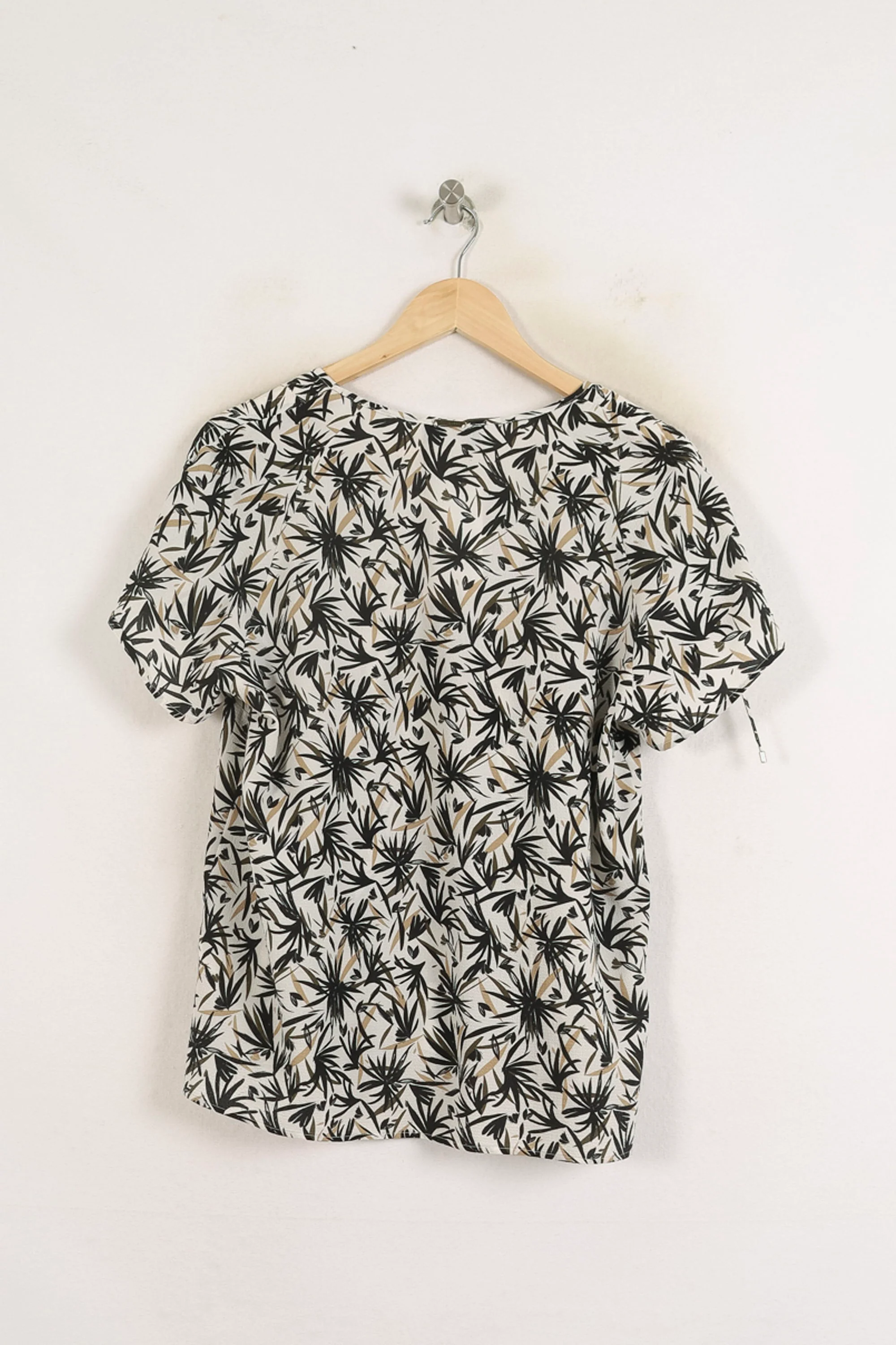 Blouse Imprimée Noire et Blanche - Taille XXL/44 - Image 4