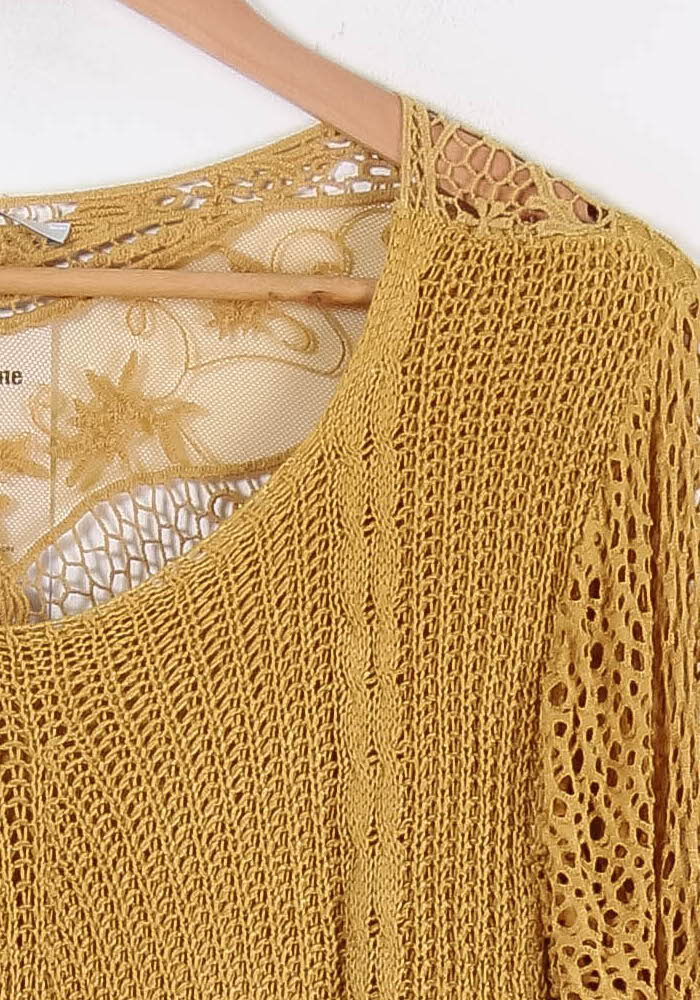 Blouse Jaune - Taille L/40 - Image 3