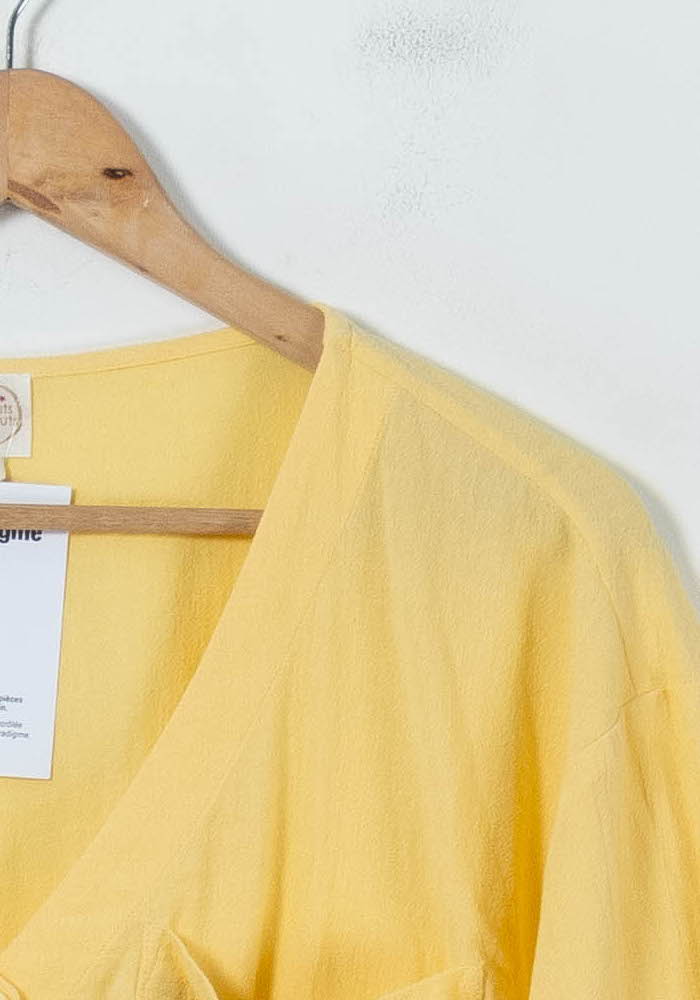 Blouse Jaune - Taille L/40 - Image 3