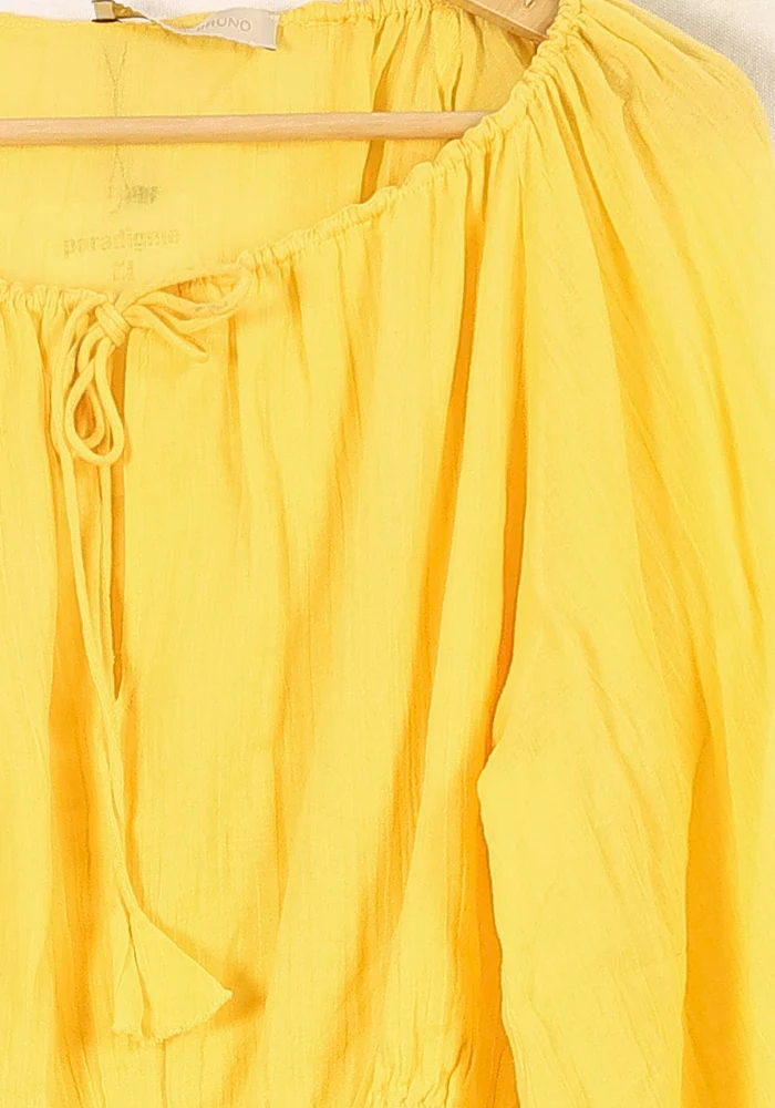 Blouse Jaune - Taille S/36 - Image 3