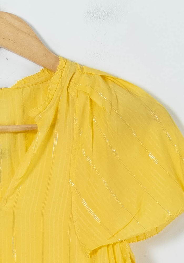 Blouse Jaune - Taille XS/34 - Image 3