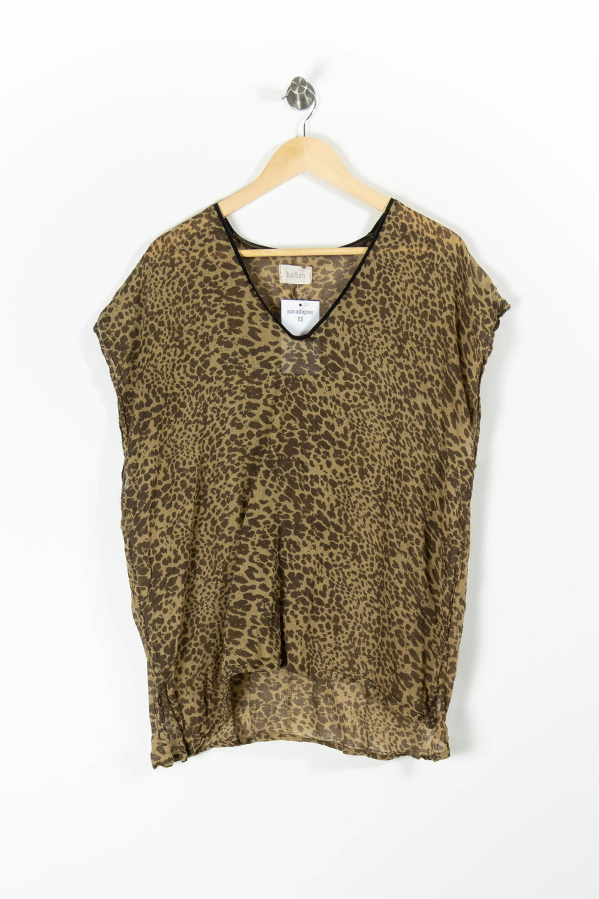 Blouse Léopard Marron - Taille M/38 - Image 2