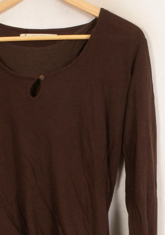 Blouse Marron - Taille L/40 - Image 3