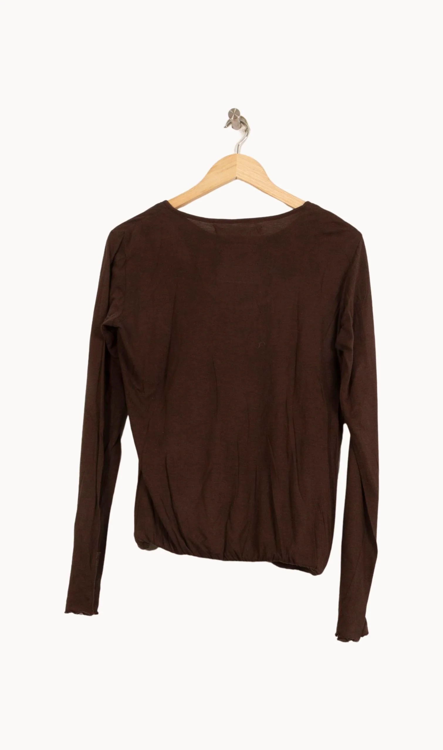 Blouse Marron - Taille L/40 - Image 4