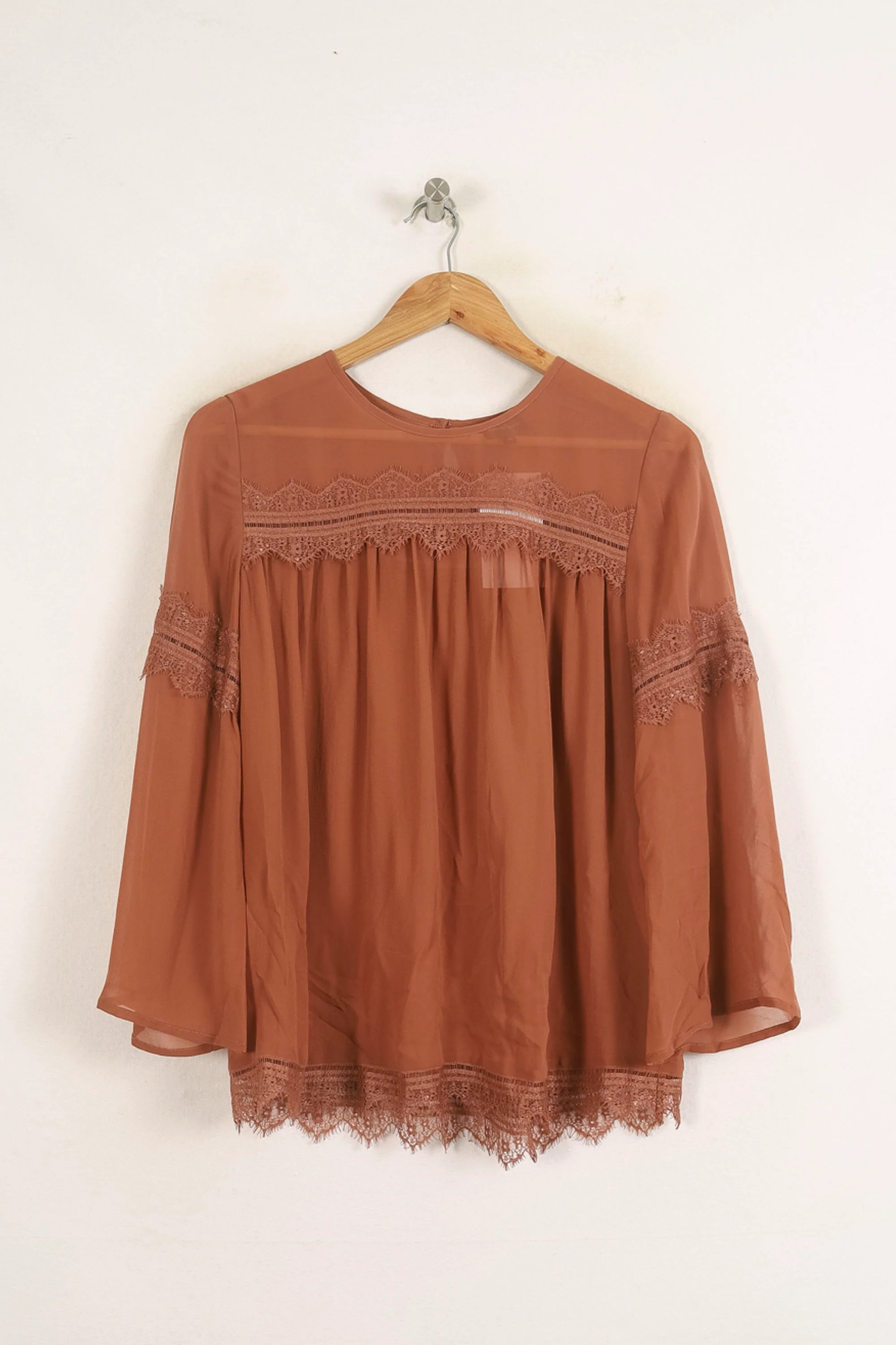 Blouse Marron - Taille S/36 - Image 2