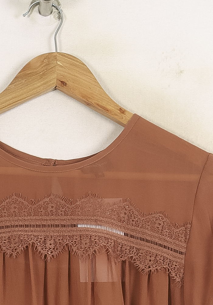 Blouse Marron - Taille S/36 - Image 3
